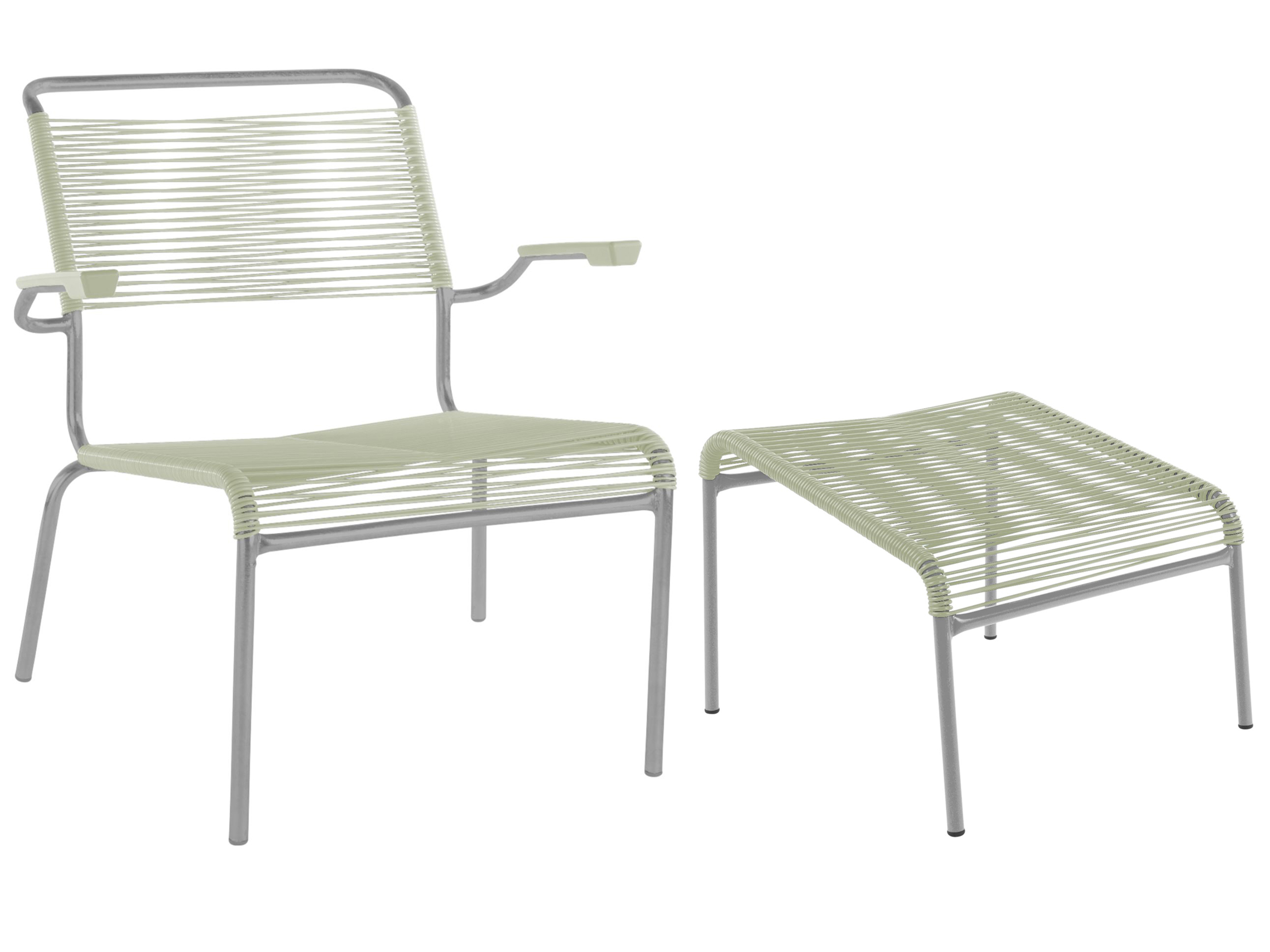 Spaghetti Lounger Hocker S Ntis Mit Armlehnen Schaffner Farbe