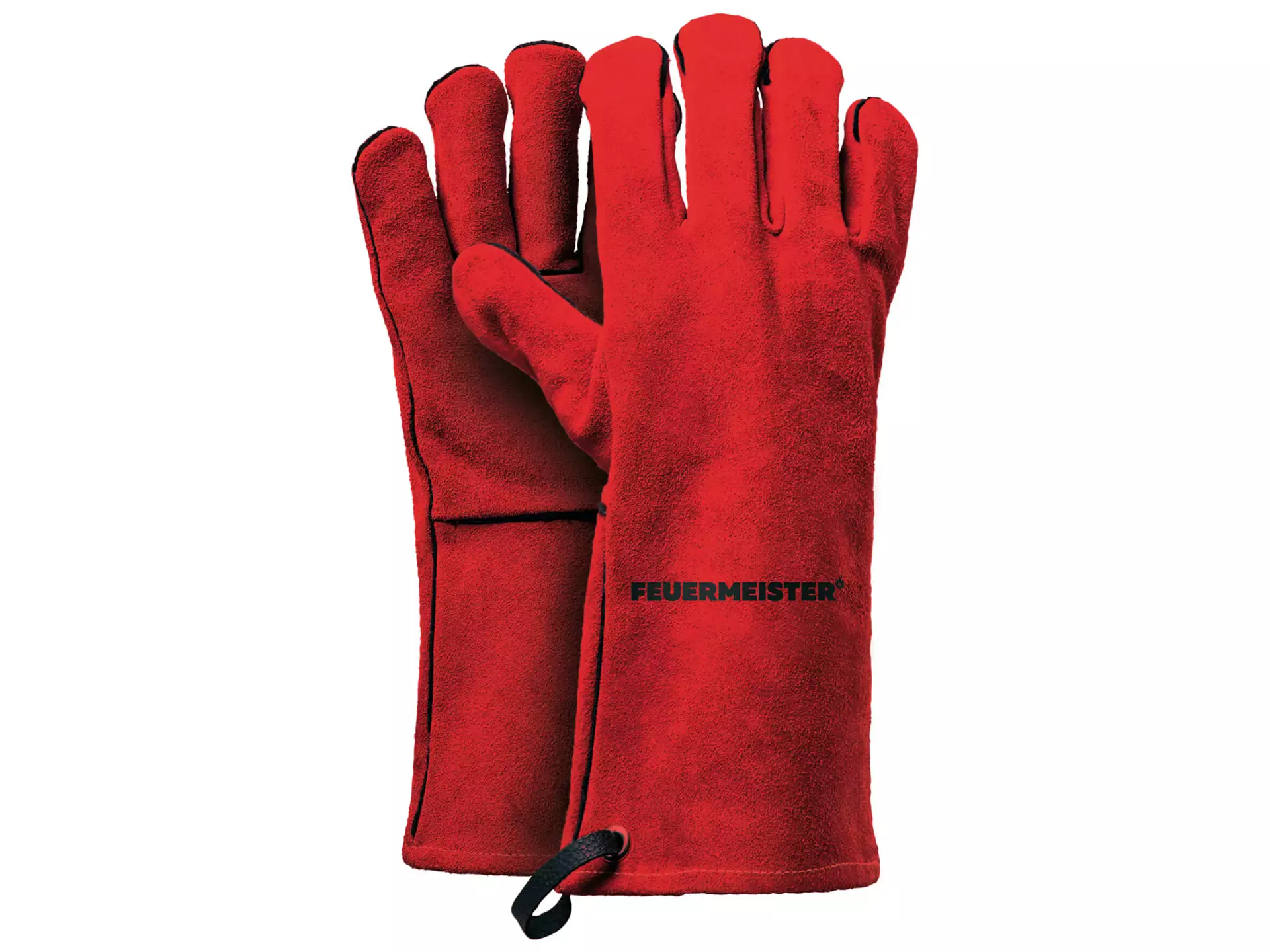 Handschuh-Paar Feuermeister - Leder Rot Blaser und Trösch