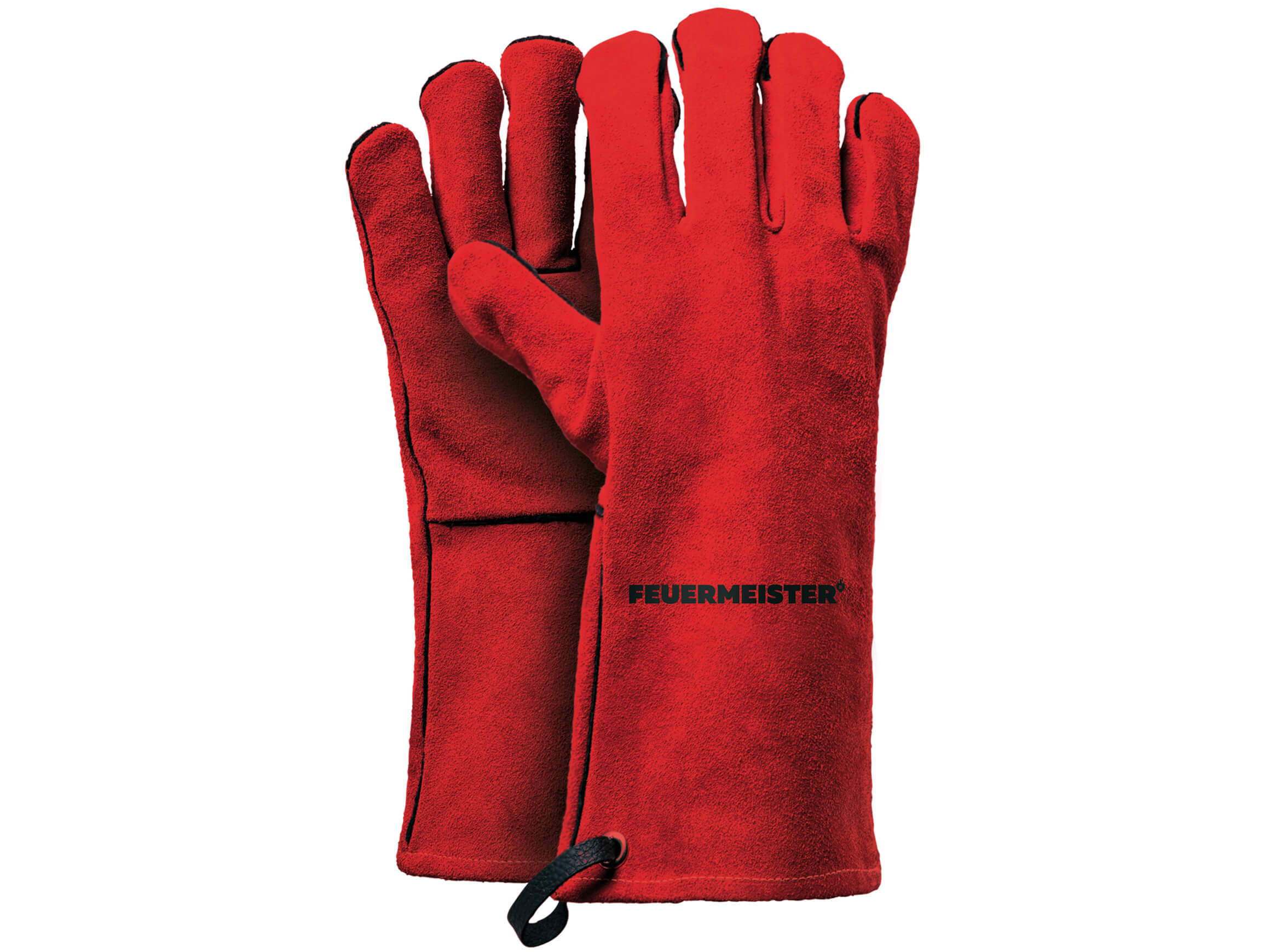 Handschuh-Paar Feuermeister - Leder Rot Blaser und Trösch