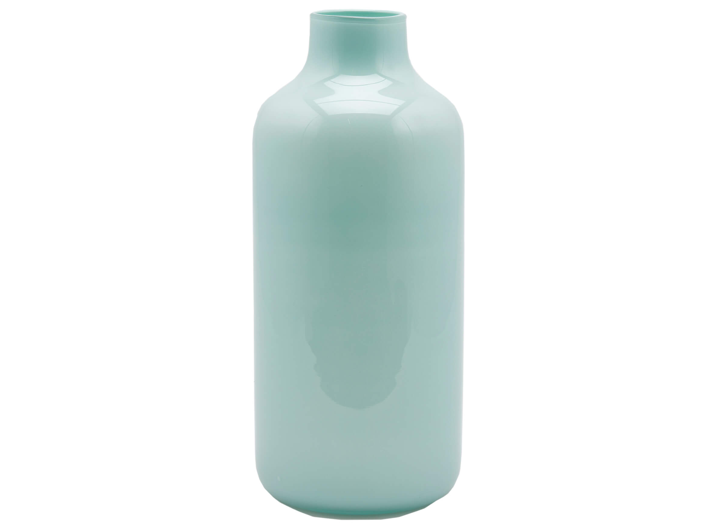 Edg Vase Glas Eisblau H: 34 cm  | Schubiger Möbel