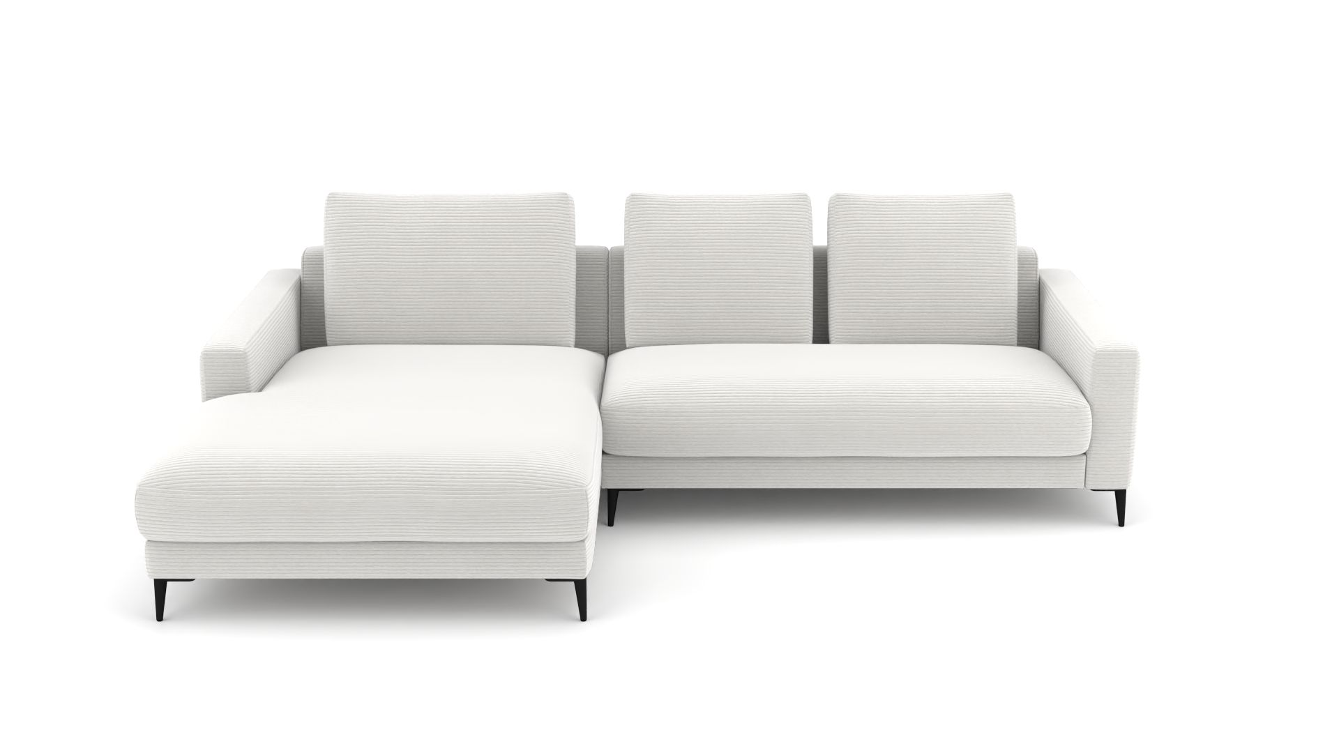 Ecksofa Mercury links – modern, bequem & anpassbar