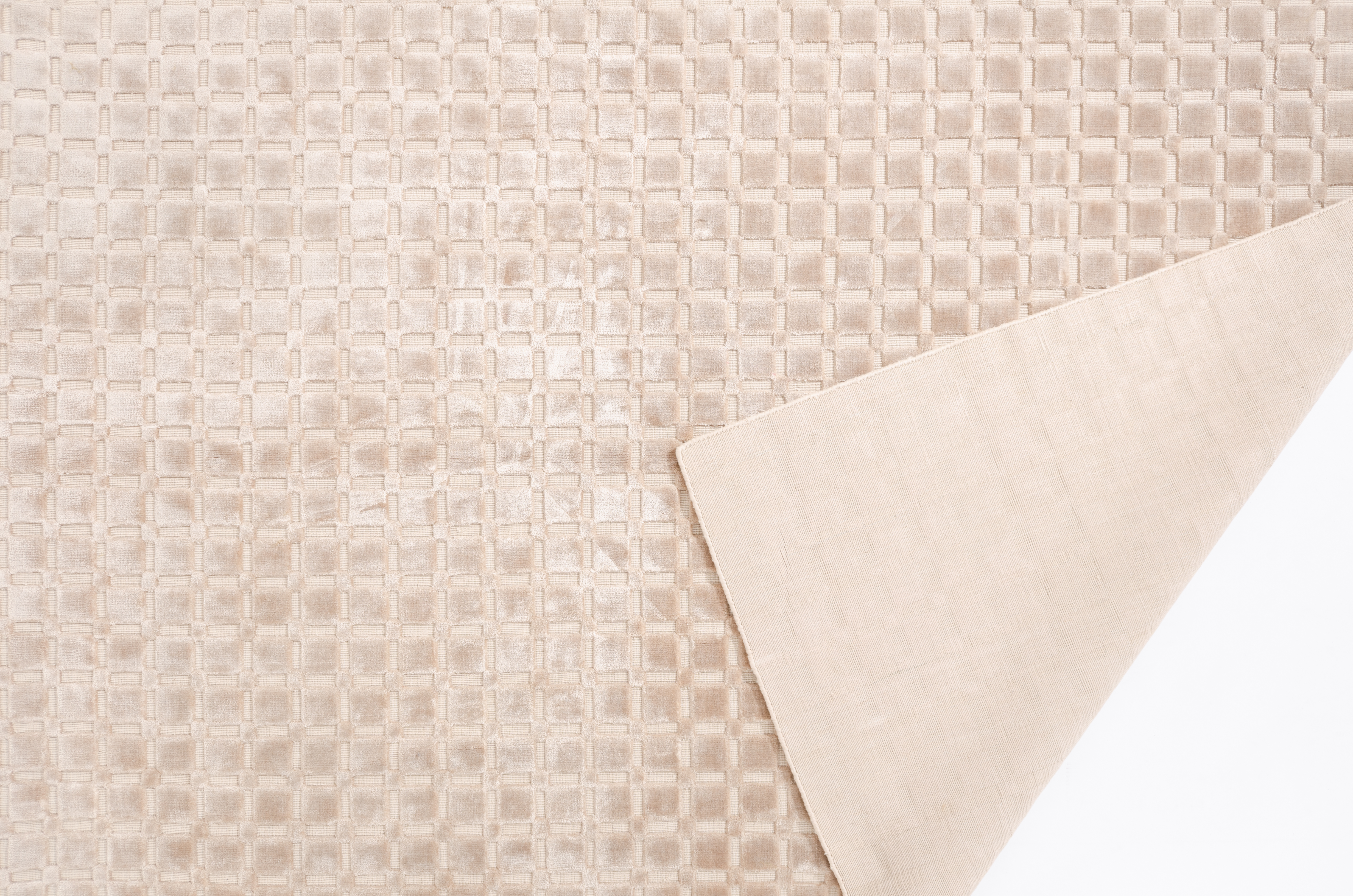 Webteppich Indien Elegance 3207 Negra / Farbe: Beige