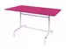 Metall-Tisch Rigi Schaffner / Farbe: Pink