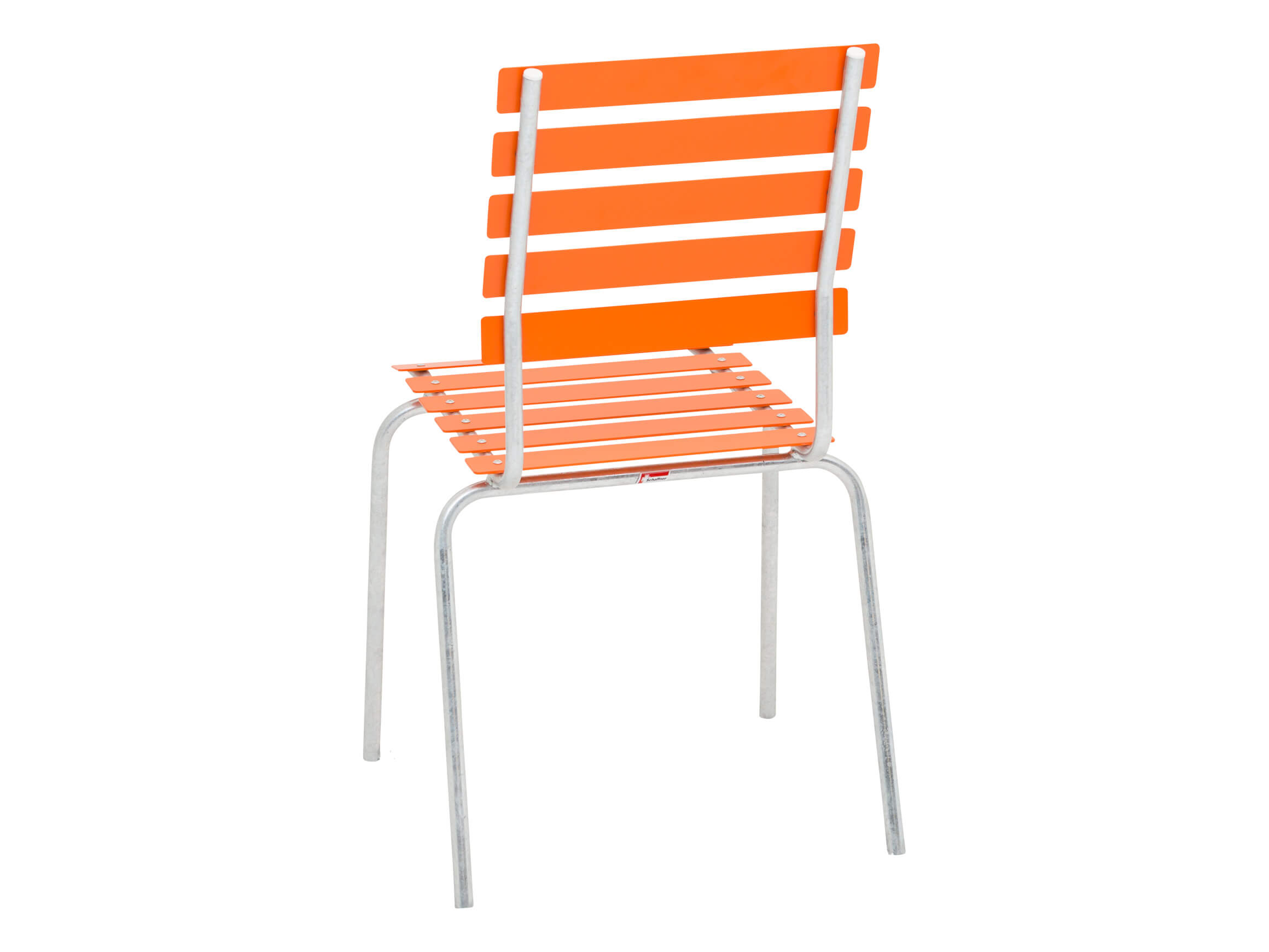 Gartenstuhl Ascona von Schaffner / Farbe: Orange / Grösse: 49 x 49 cm