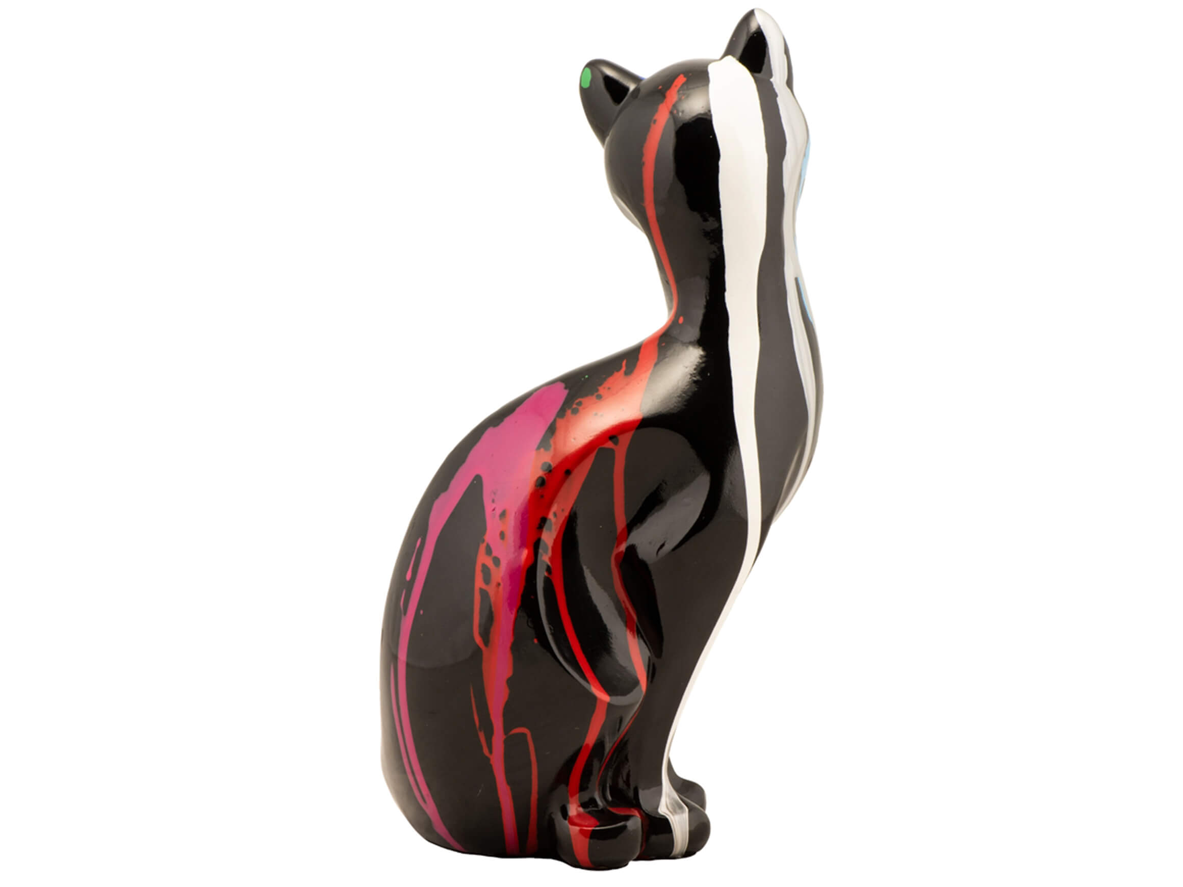 Skulptur Sitzende Bunte Kante 2 image LAND