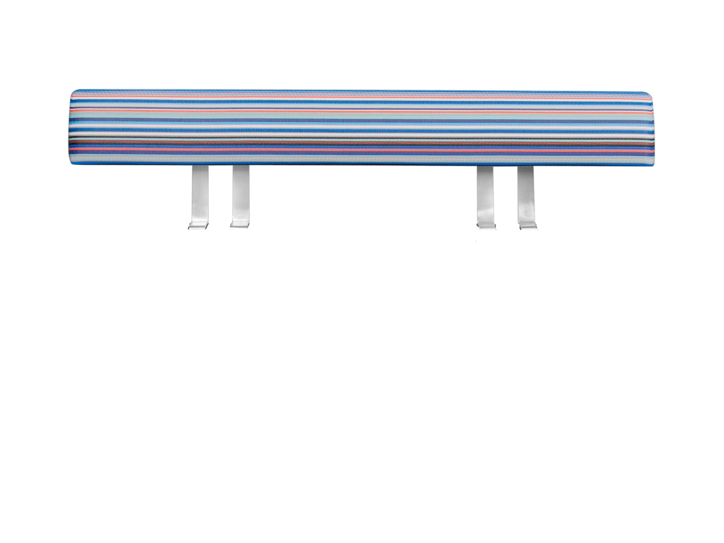 Quadux back cushion, striped textilene, w 140 cm d 10 cm h 42 cm