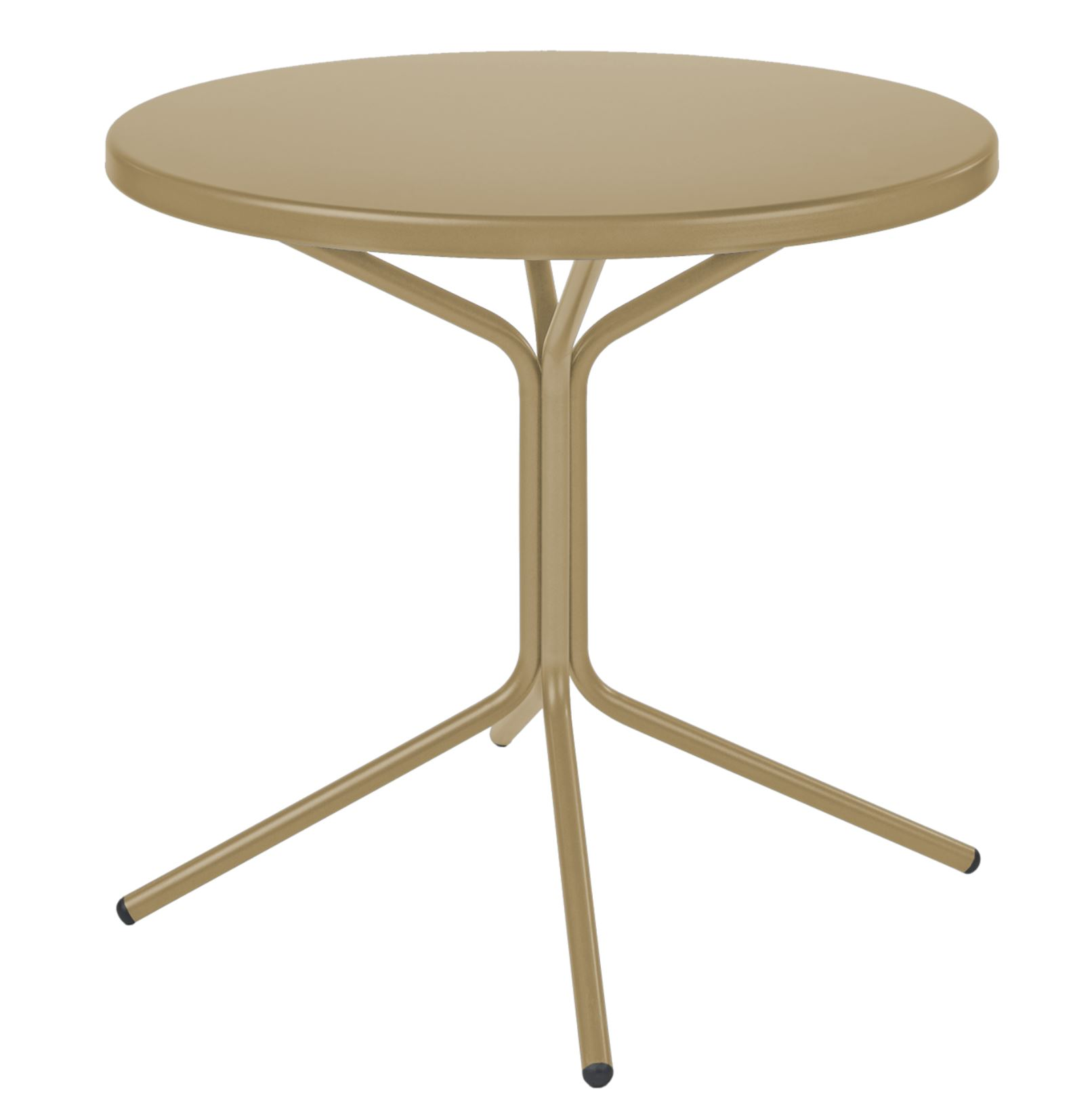 Metall-Beistelltisch Pix Rund von Schaffner / Farbe: Pastellbraun / DxH: 54 x 54 cm