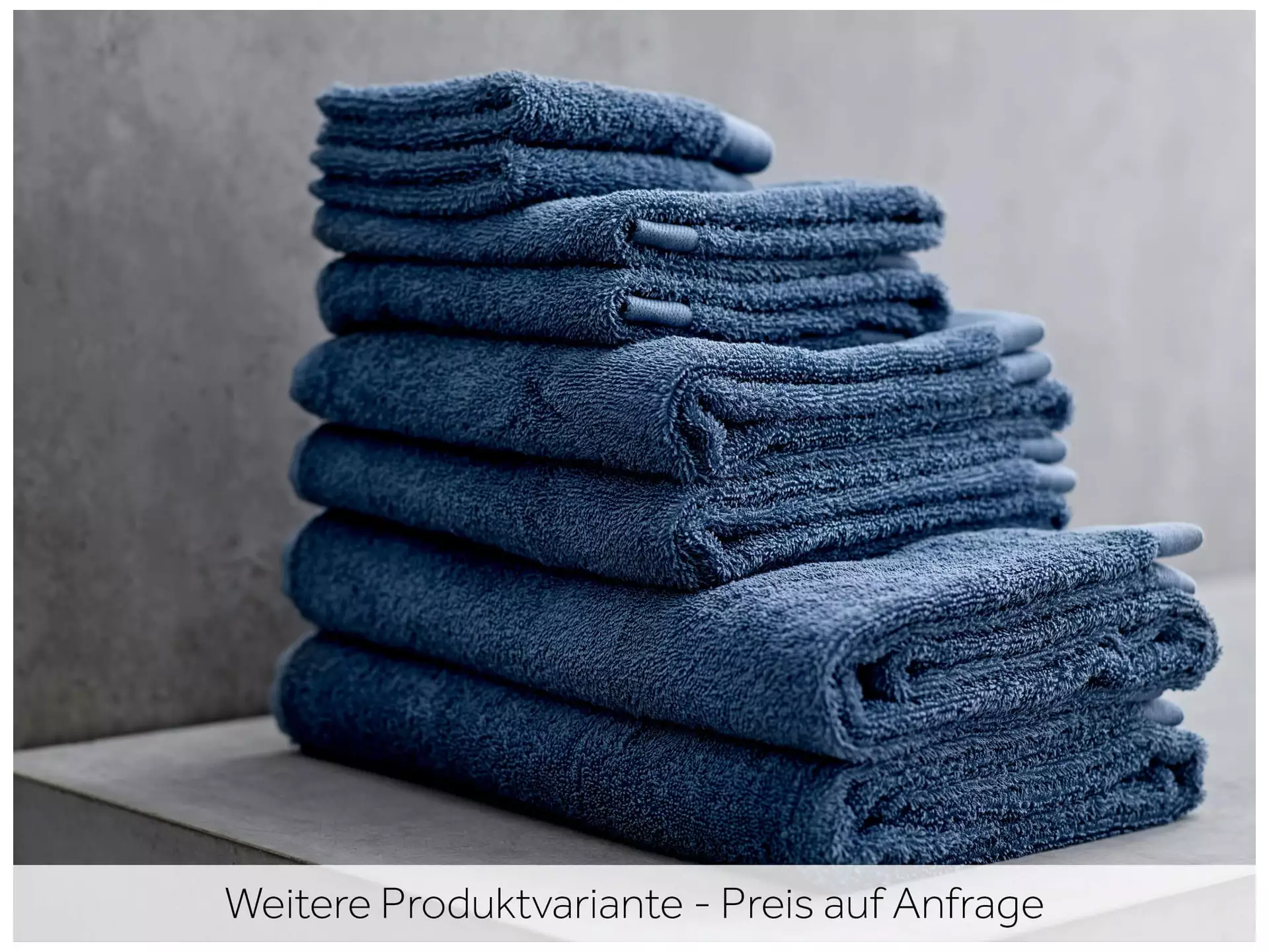 Handtuch Comfort 50 x 100 cm, Blaugrau Alltron / Farbe: Blaugrau