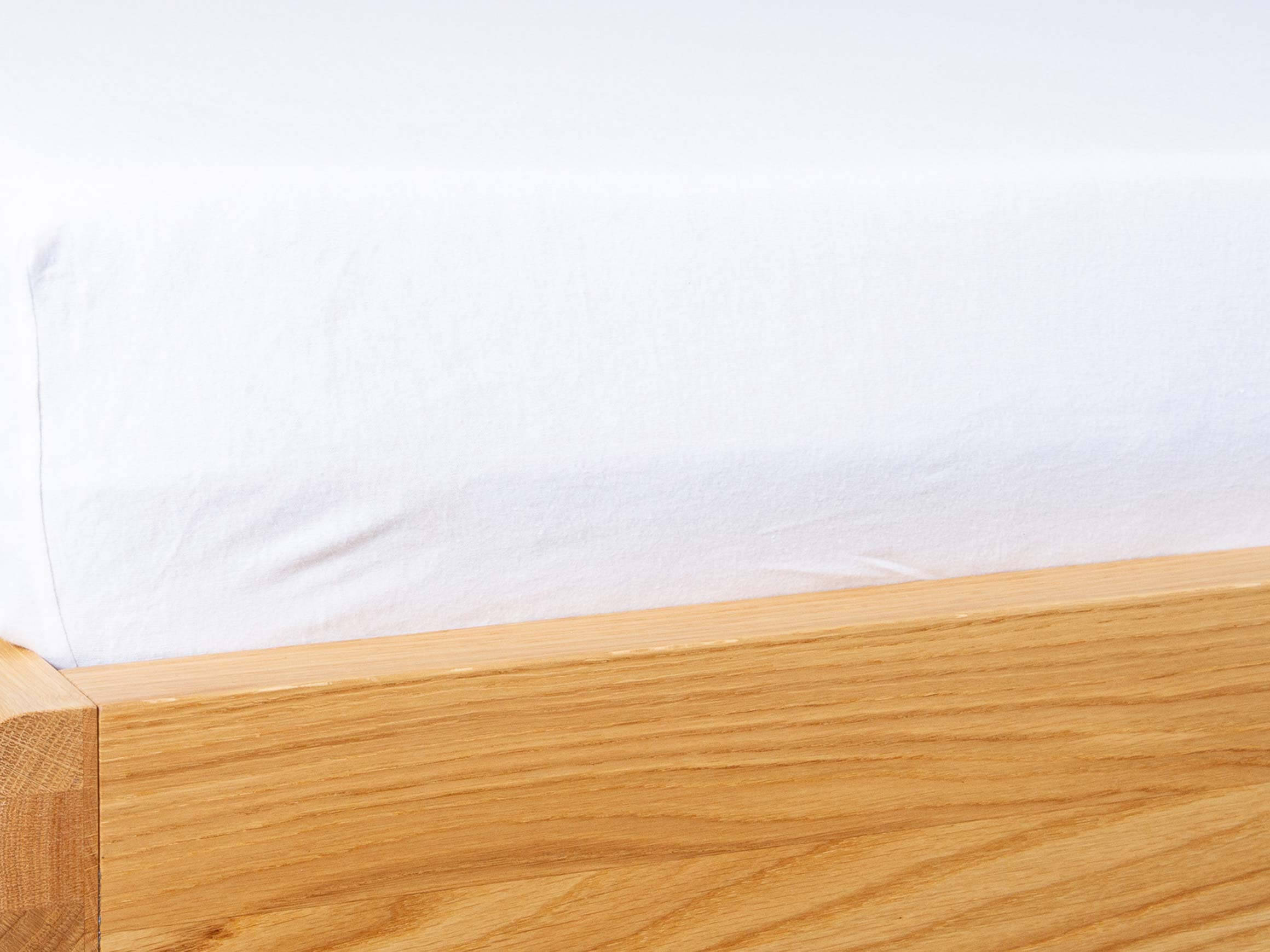 Bed Nox Team 7 / colour: wood-coloured, dark brown / material: