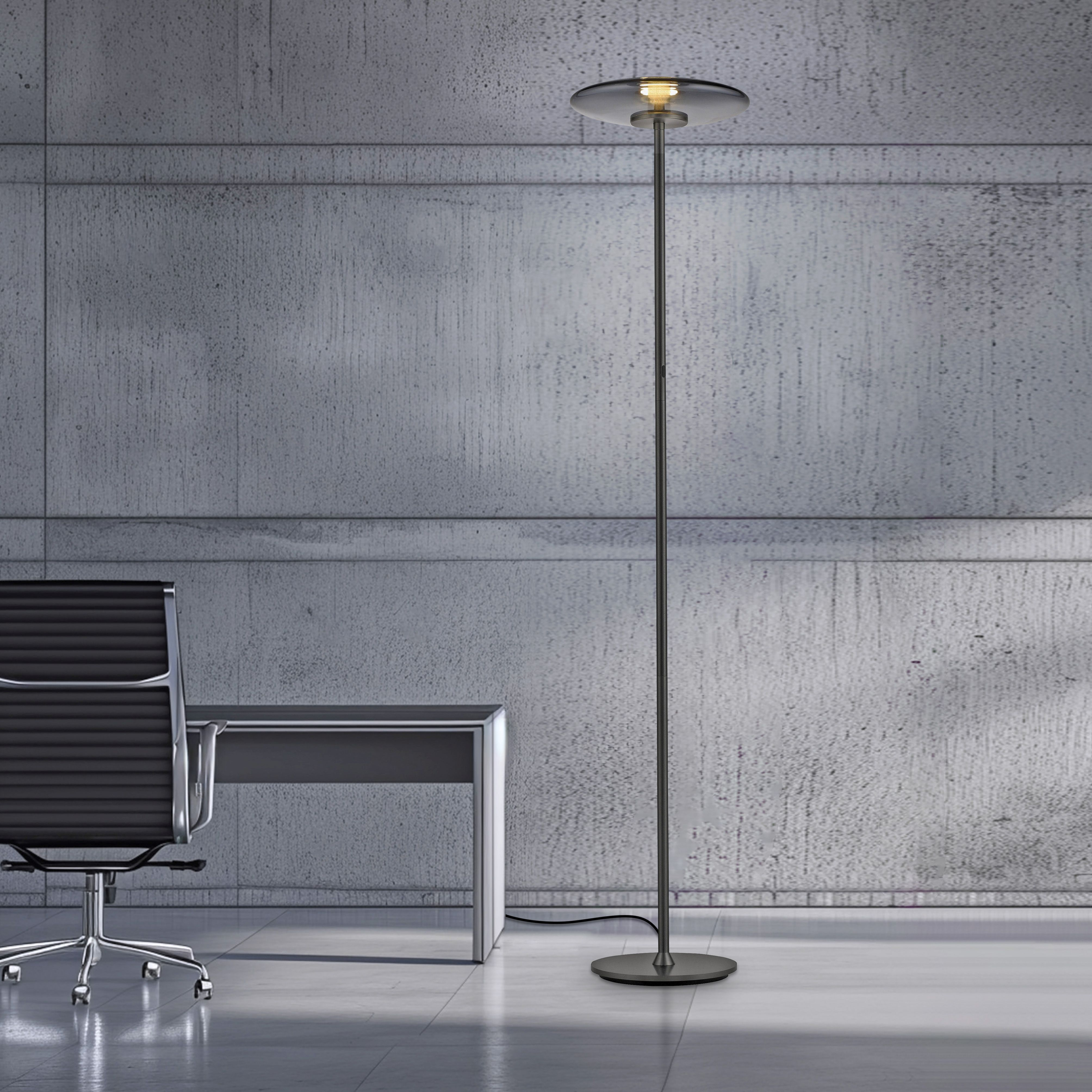 Stehlampe Lumensteel Grey H: 180 cm Ribaglob