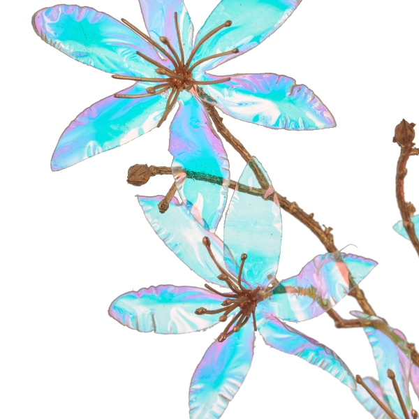 Kunstblumen Blütenzweig, Transparent Gasper