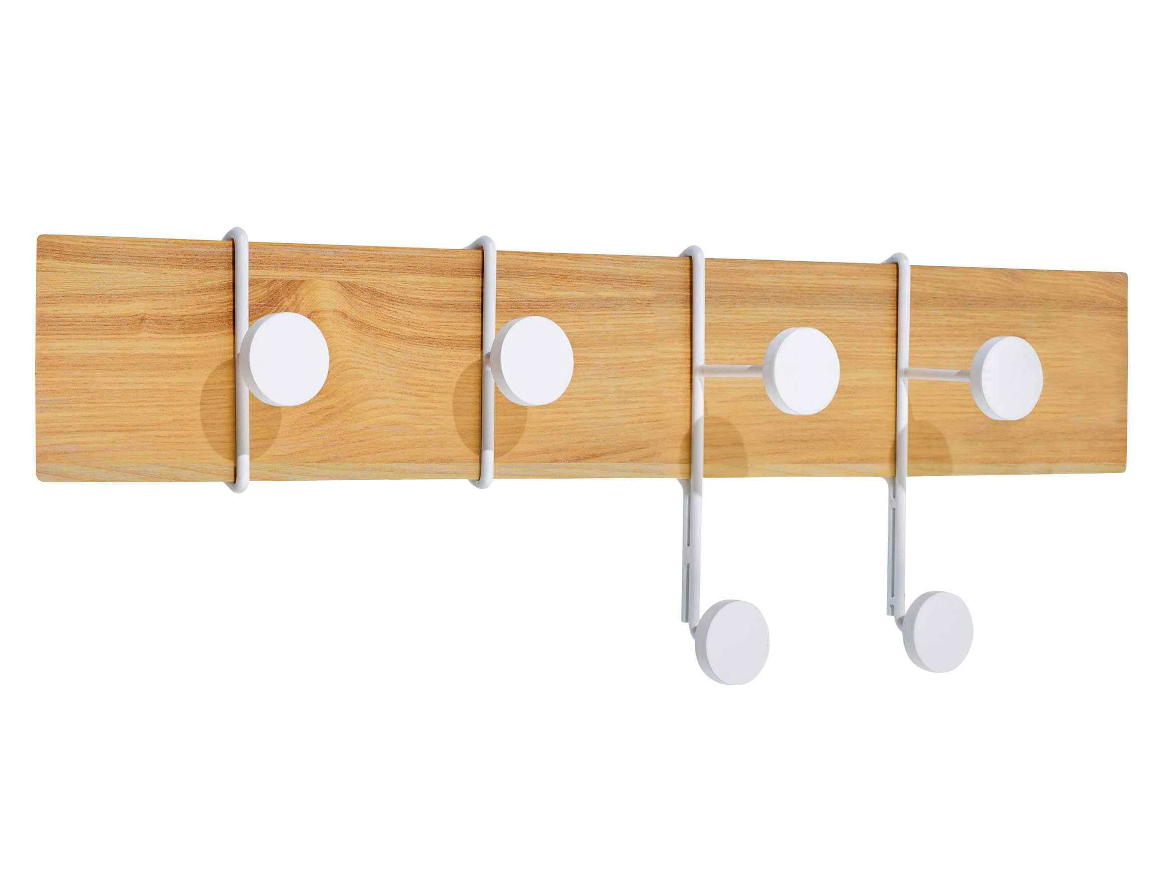 Wandgarderobe Strokes & Dots Weiss von Pieper