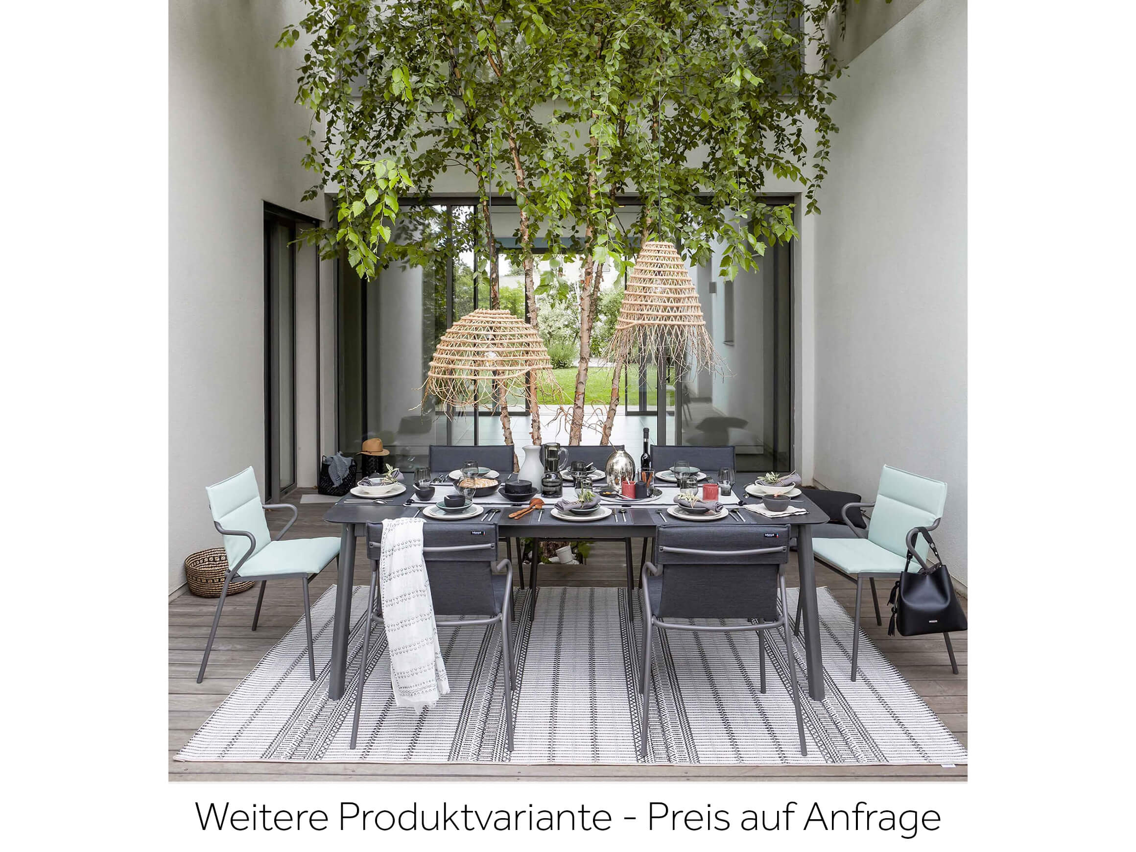 Tischset Hedona Lafuma / Farbe: Anthrazit