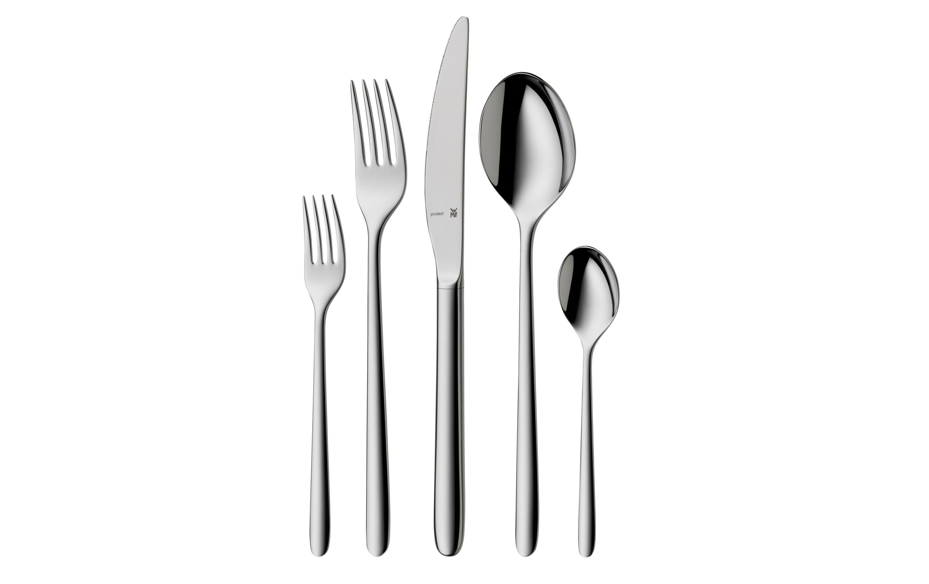 Besteck-Set Flame Plus, 30-teilig von WMF / Farbe: Silber