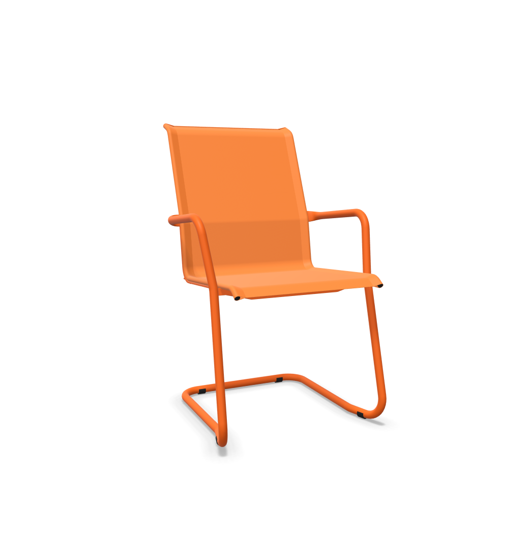 Schaffner Freischwinger Locarno Orange | Schubiger Möbel