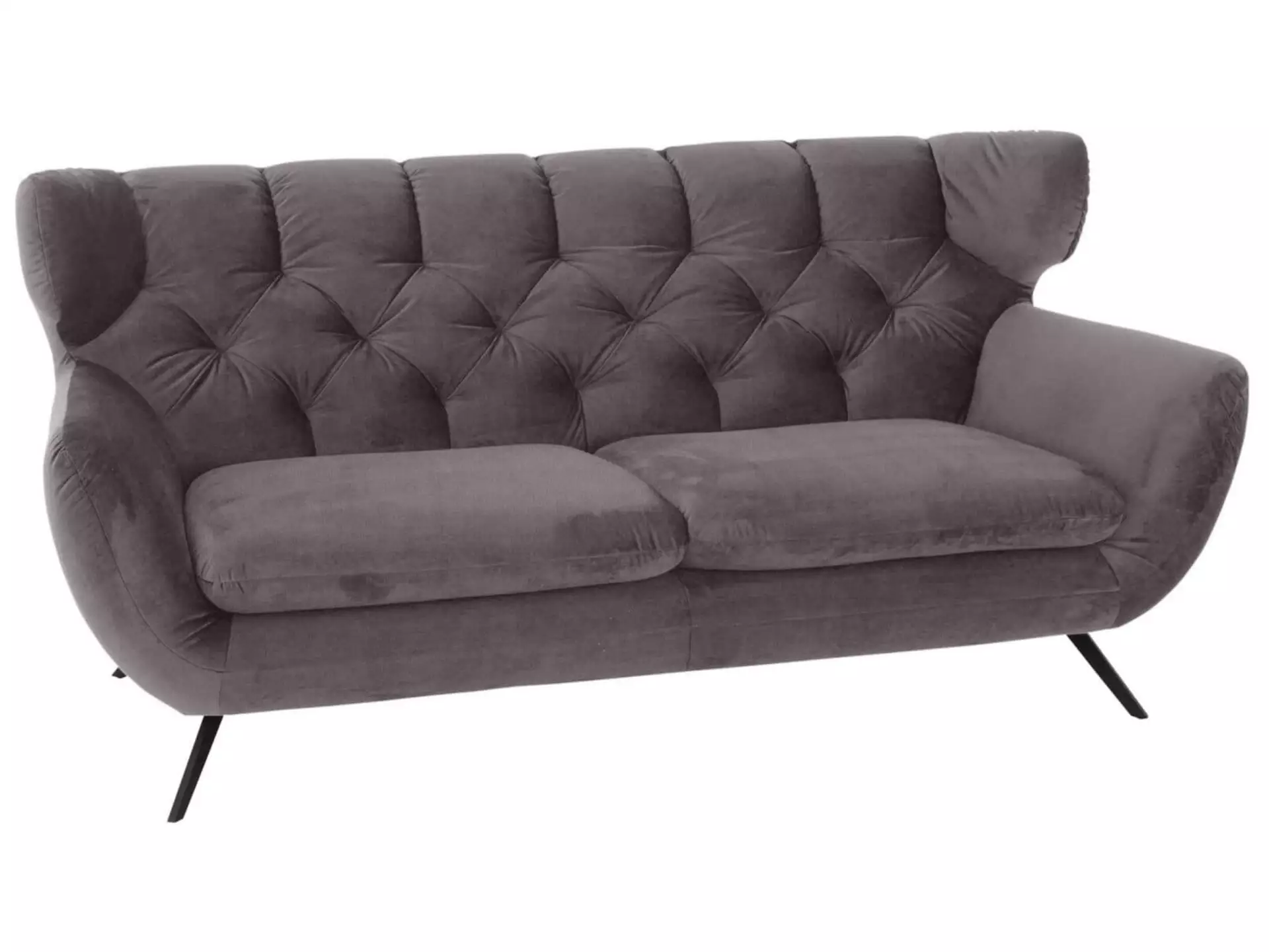Sofa Sante fe Basic B: 200 cm Candy / Farbe: Steel / Material: Stoff Basic