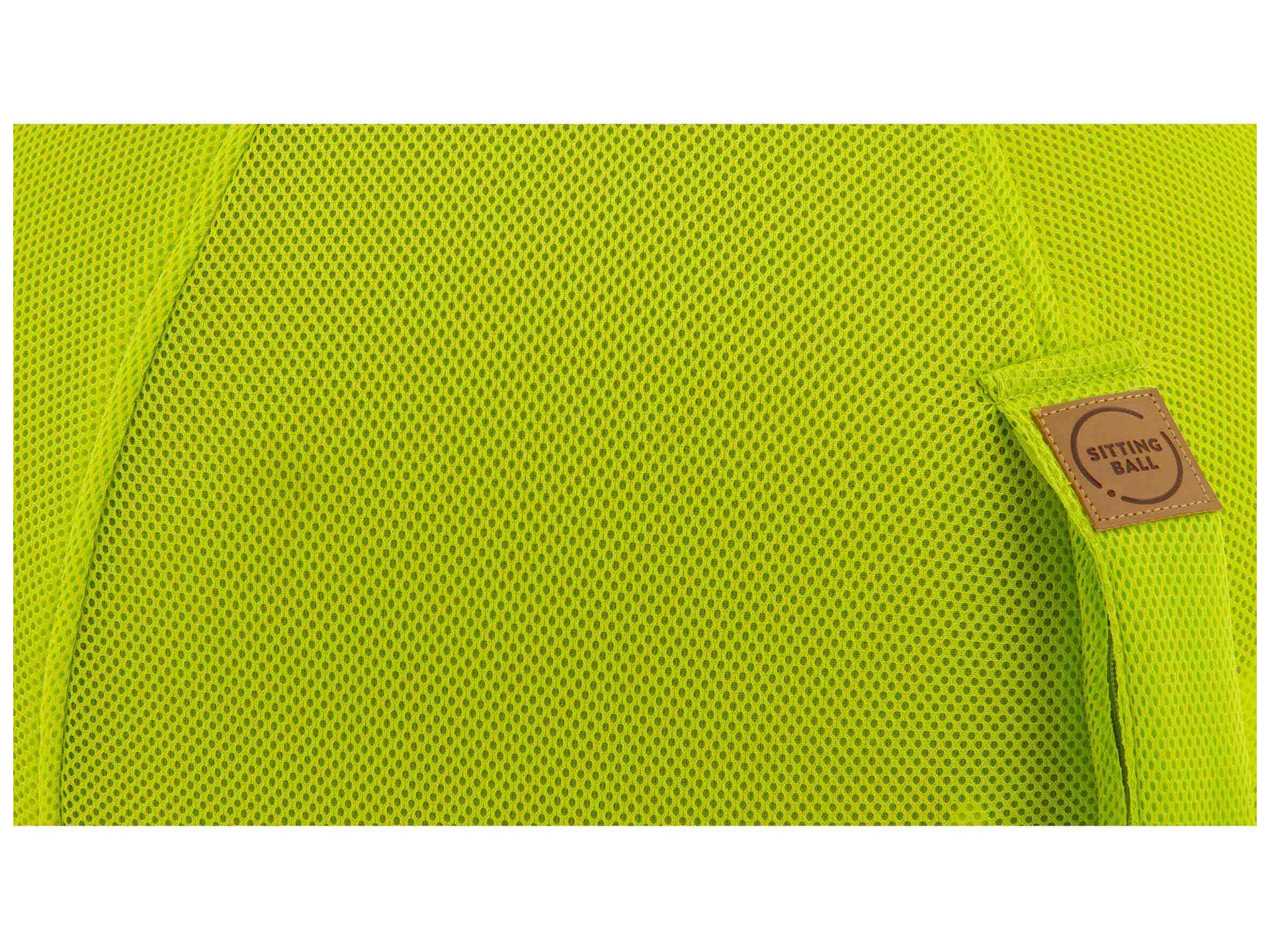 Sitzball Mesh Grün, Ballbezug 100% Polyester, Innenball Sitzball Mesh Grün, Ballbezug 100% Polyester, Innenball