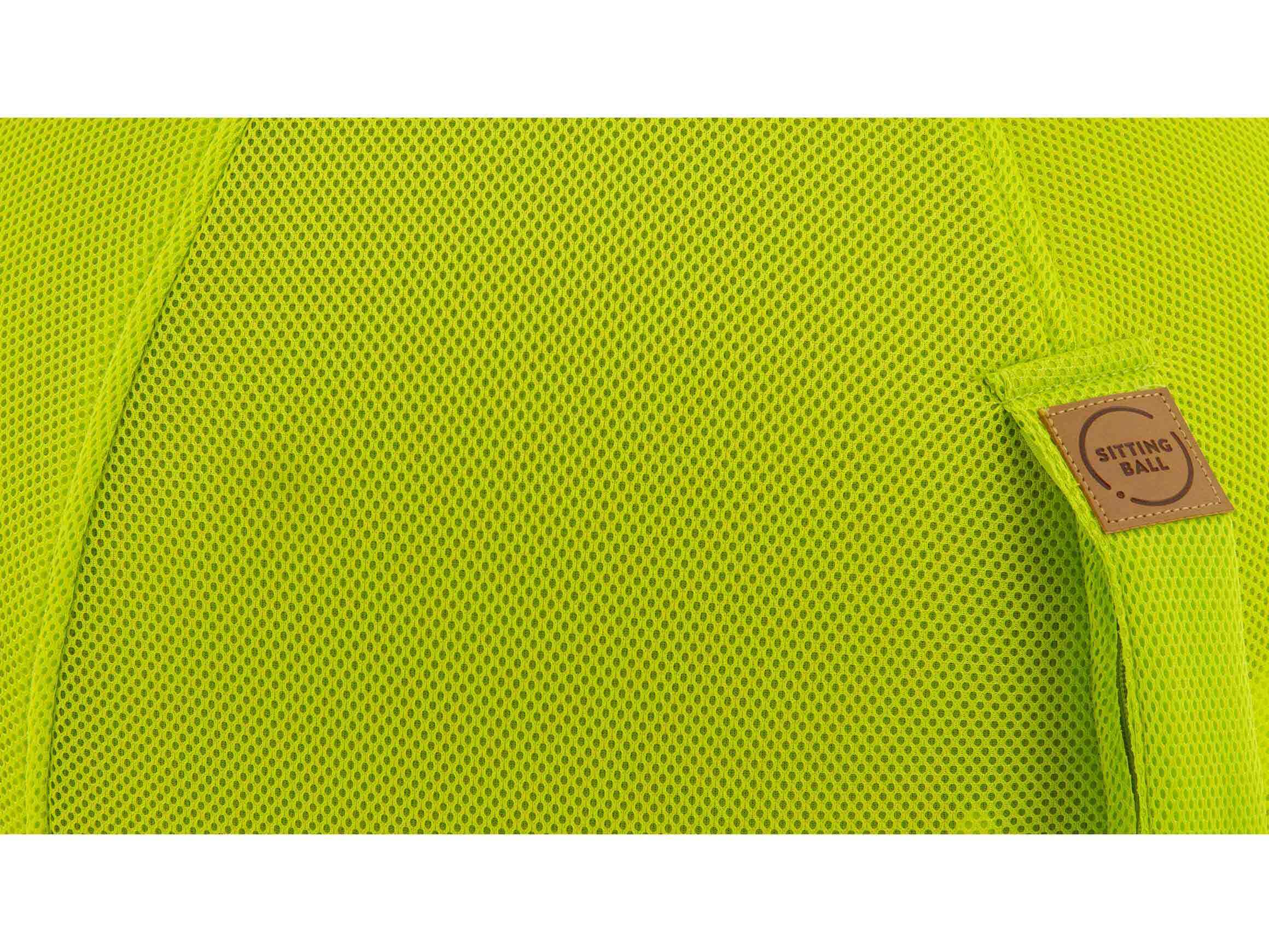 Sitzball Mesh Grün, Ballbezug 100% Polyester, Innenball