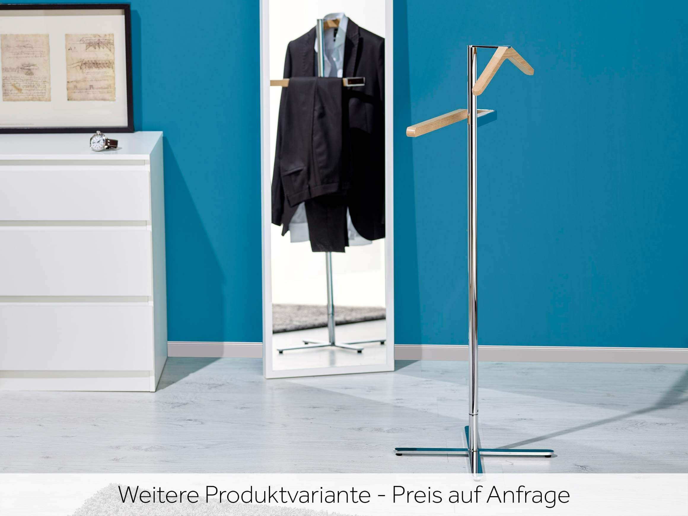 Turno black suit stand from Pieper