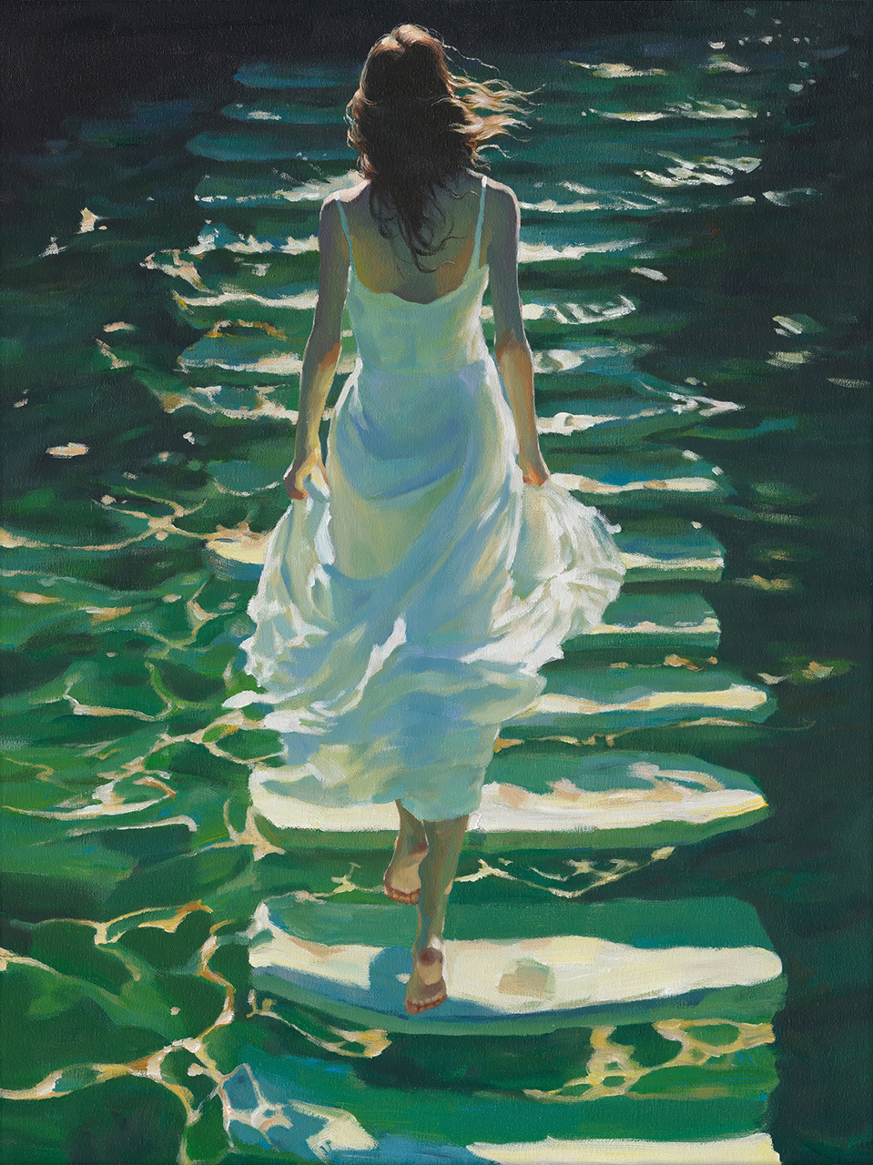 Gemälde-Sibylline Water Steps-image LAND