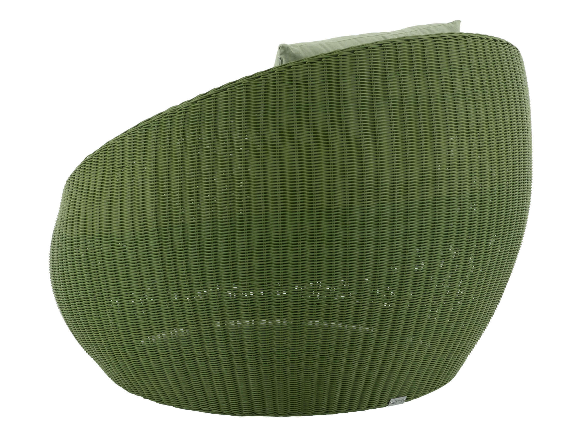 Gartensessel Anny Angelique von Stern Grün, Polyacryl, Geflecht, b 110 cm t