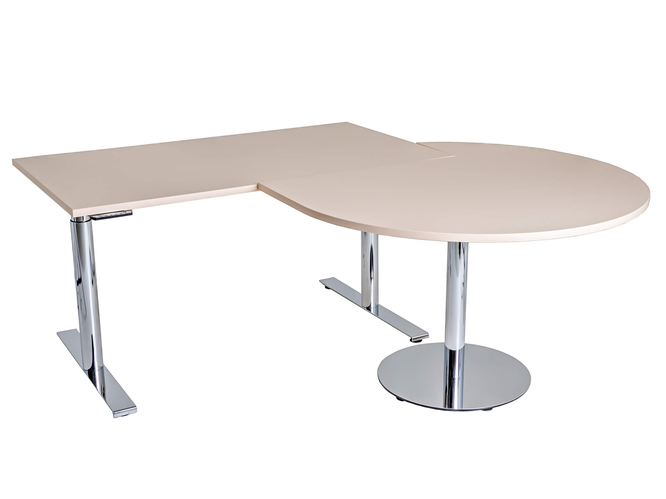 Tischkombination Cosmic Cosmoplan / Farbe: Sand