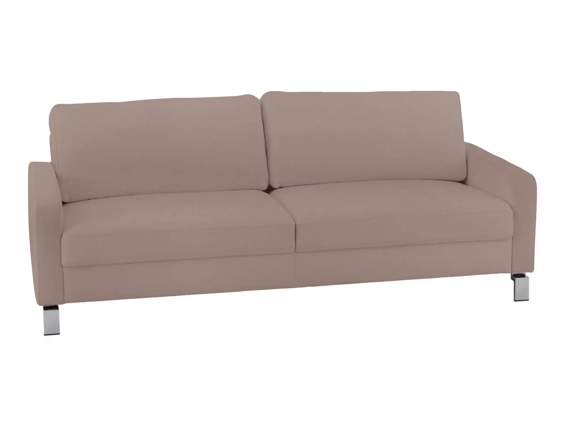 Sofa Interims Basic B: 204 cm Candy / Farbe: Asphalt / Material: Leder Basic