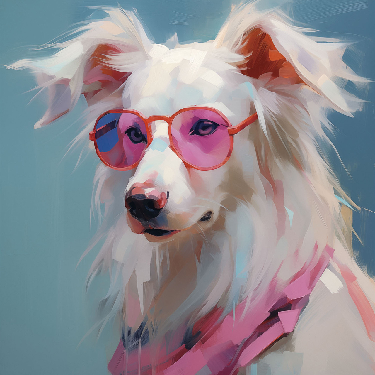 image LAND Glasbild Cool Pink Summer  | Schubiger Möbel