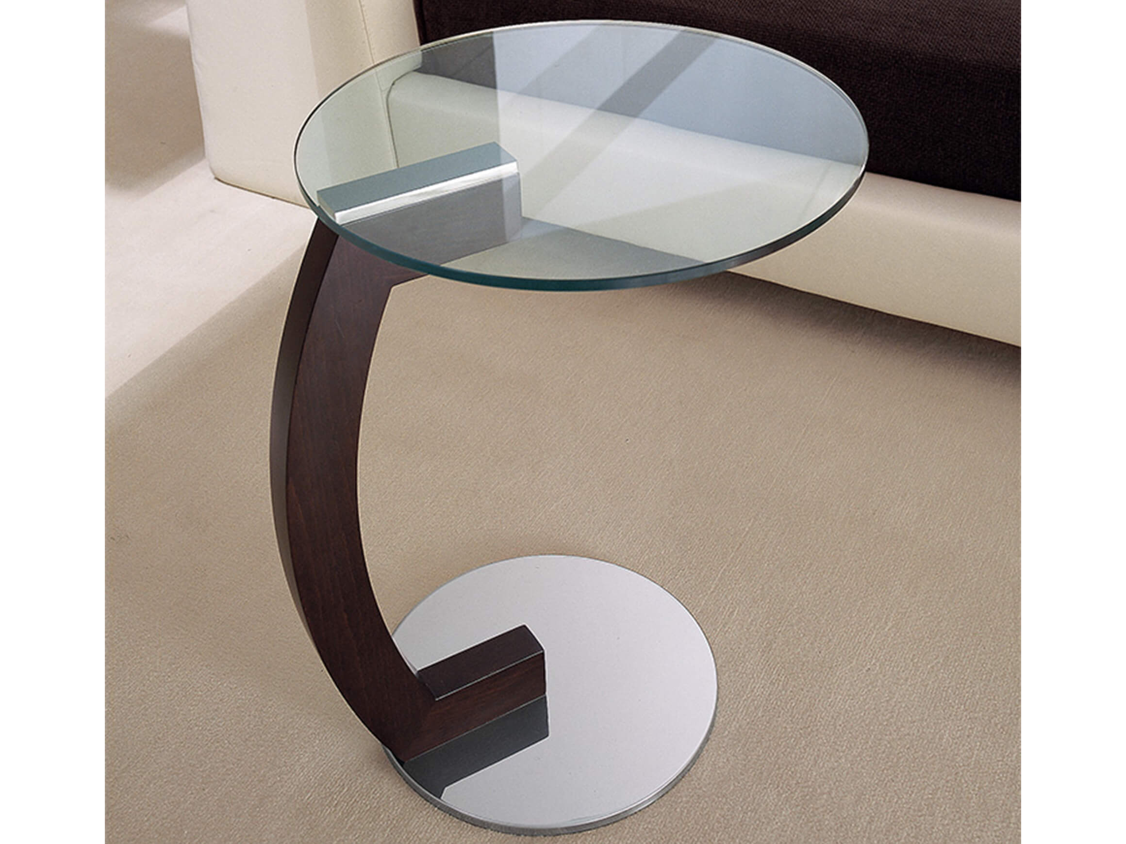 Beistelltisch Zen H: 58 cm Cattelan / Farbe: Holzfarbig,Transparent