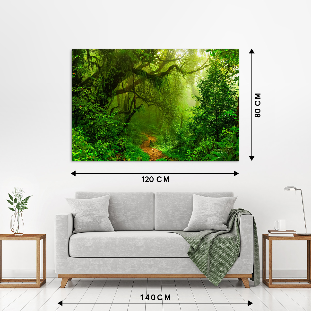 Acrylglasbild-Woodland-image LAND