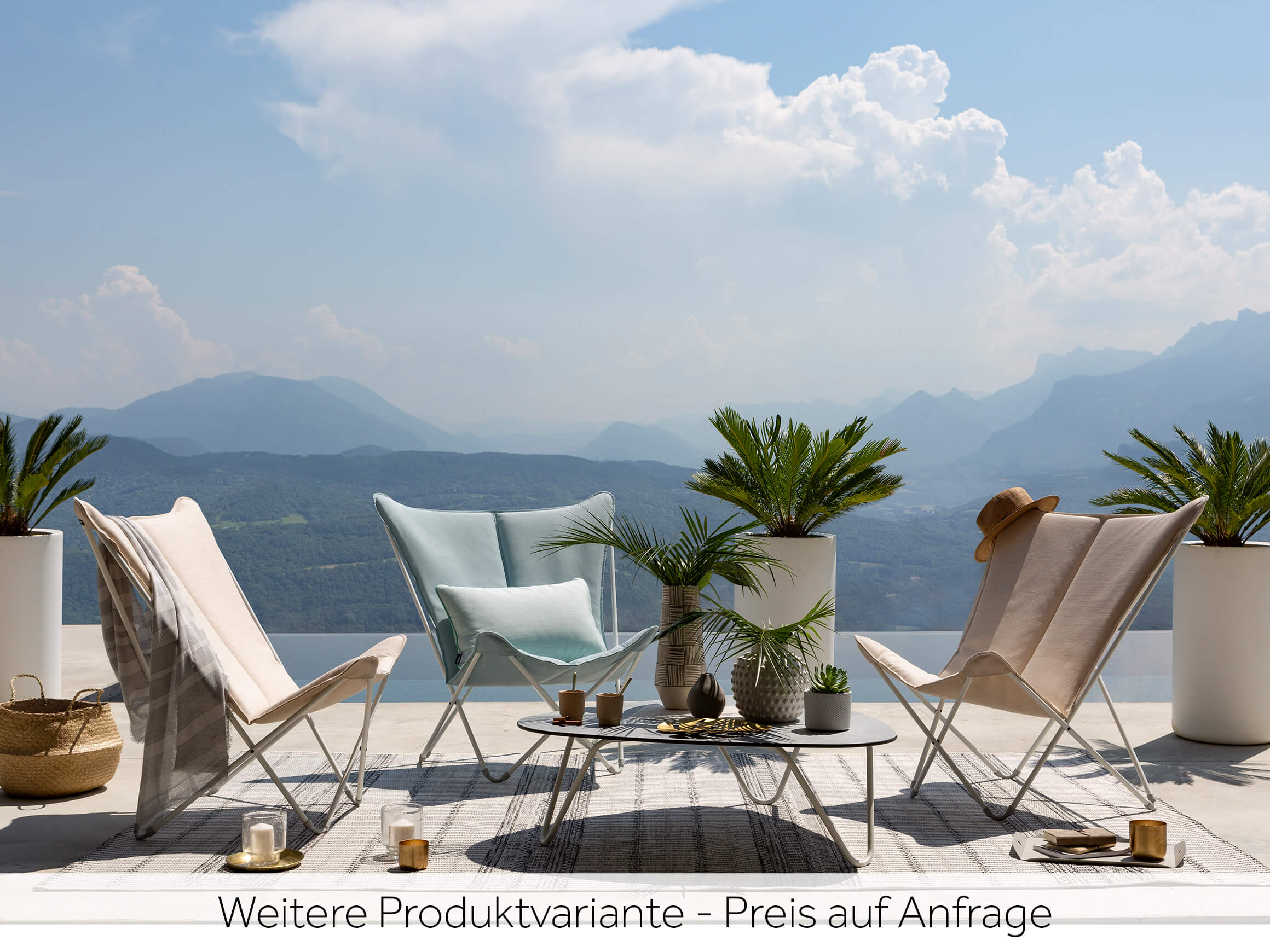 Gartensessel Sphinx Lafuma / Farbe: Grau