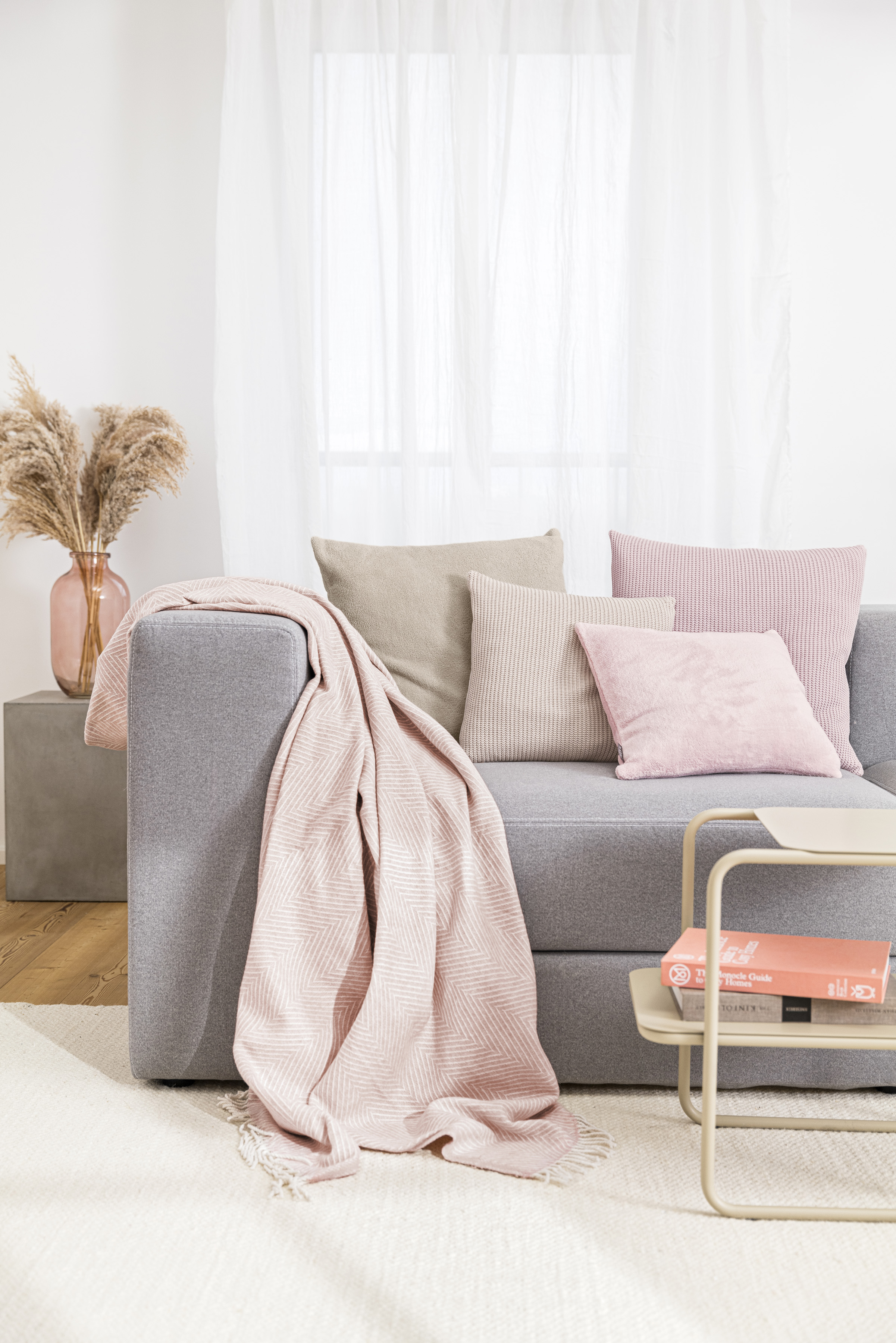 Kissenhülle Lenia, Rose 50x50 cm Magma / Farbe: