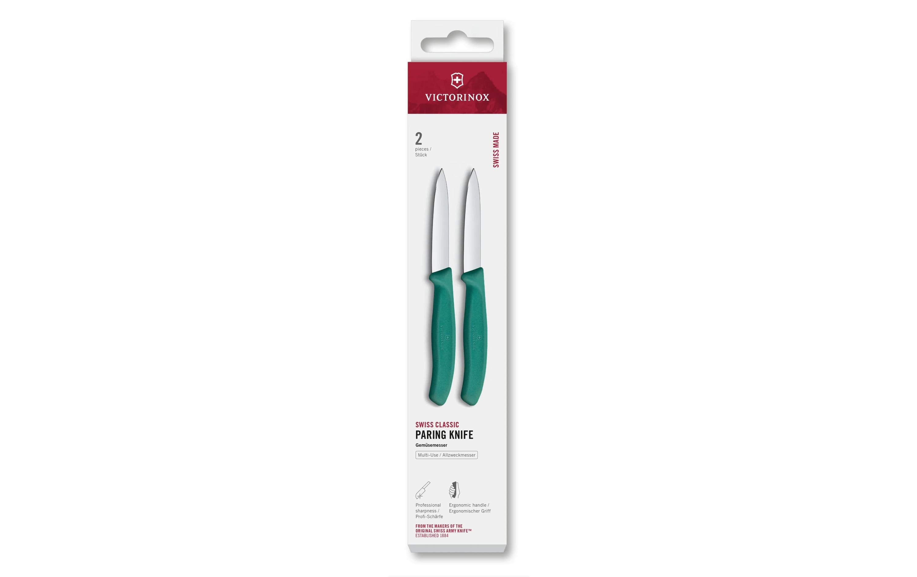 Messer-Set Swiss Classic, 8 cm, 2 Stück Von Victorinox Alltron / Farbe: Grün