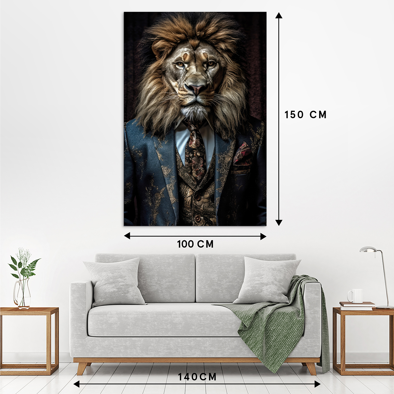 Stylish Lion Canvas image LAND