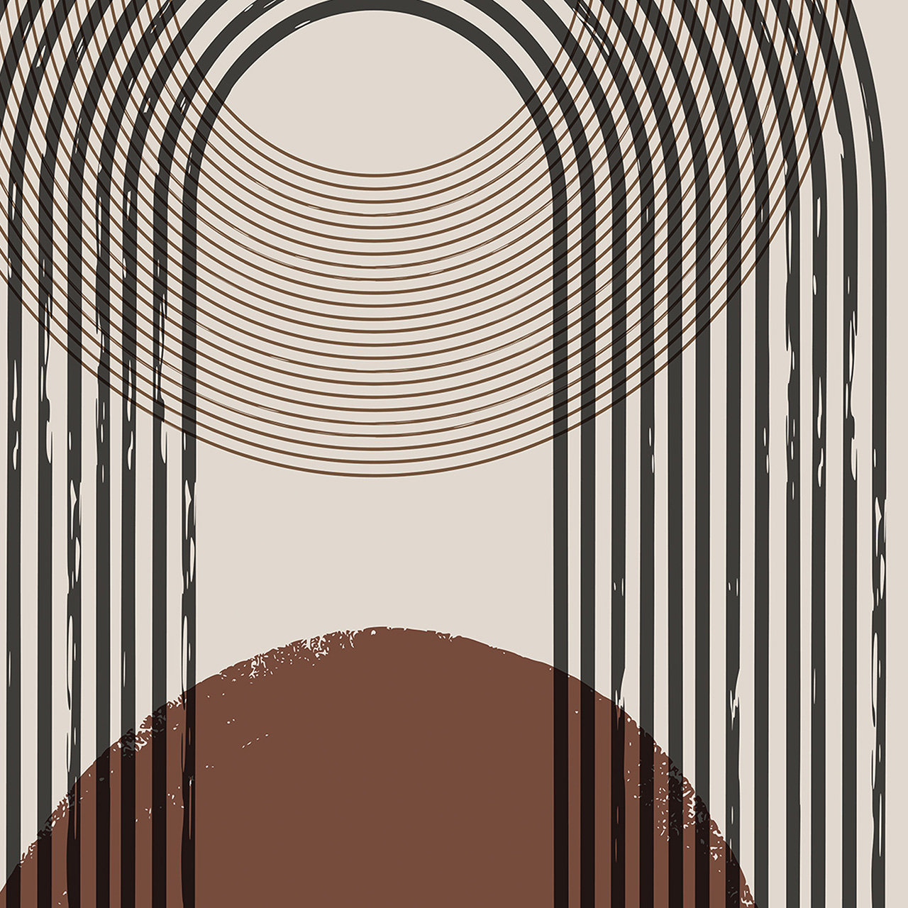 Canvas-Nature Geometry-image LAND