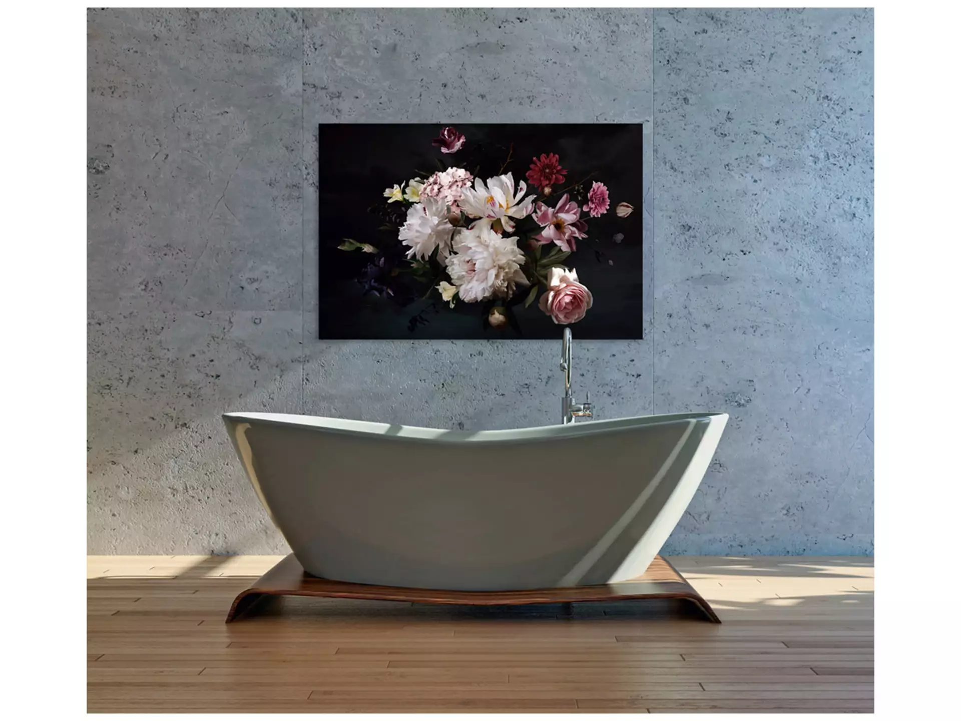 Digitaldruck auf Acrylglas Hübsches Blütenbouquet 3 image LAND