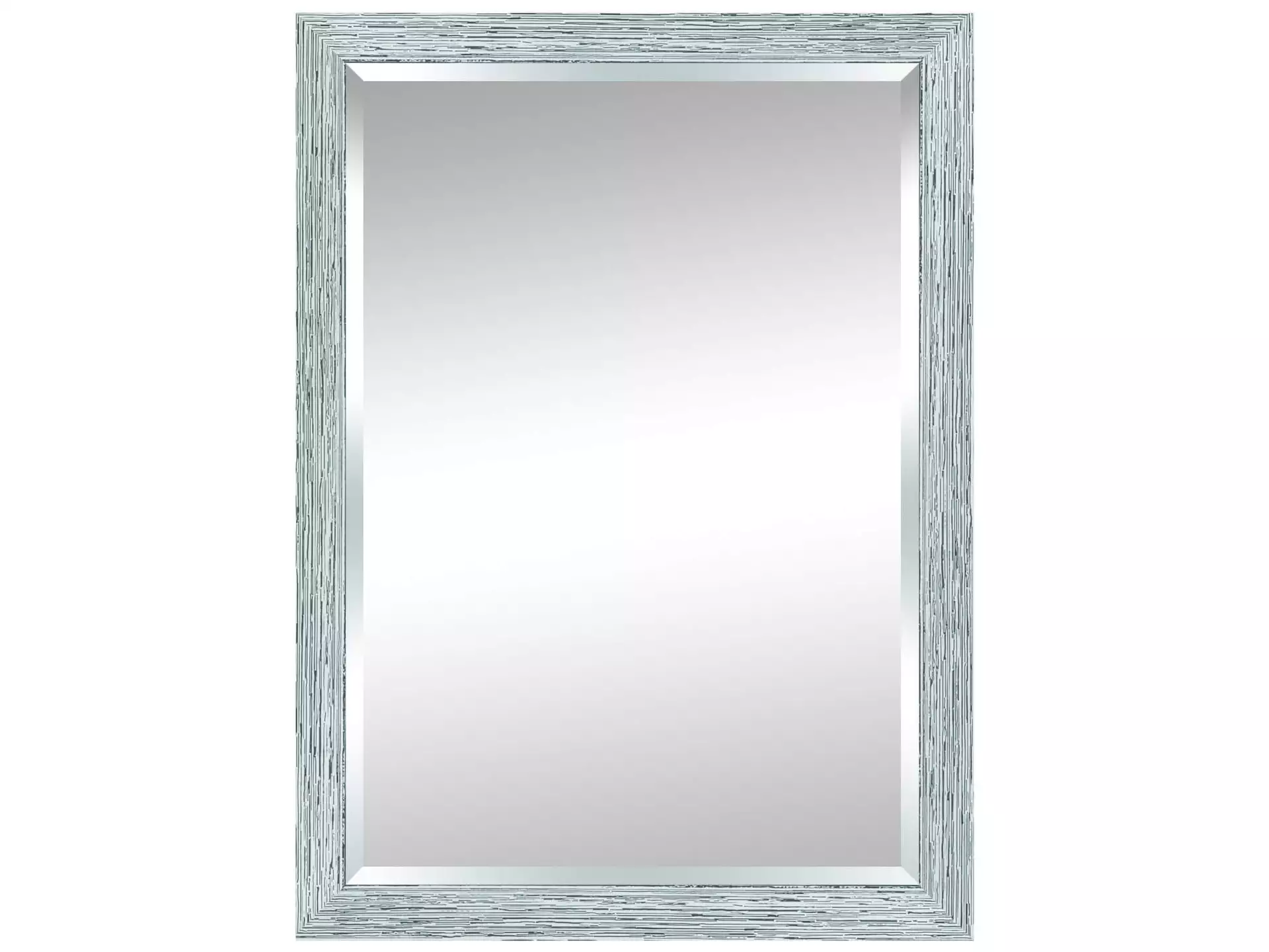 Spiegel Ilvy Silber-Weiss Len-Fra/ Farbe: Silber / Masse (BxH) :46,00x66,00 cm