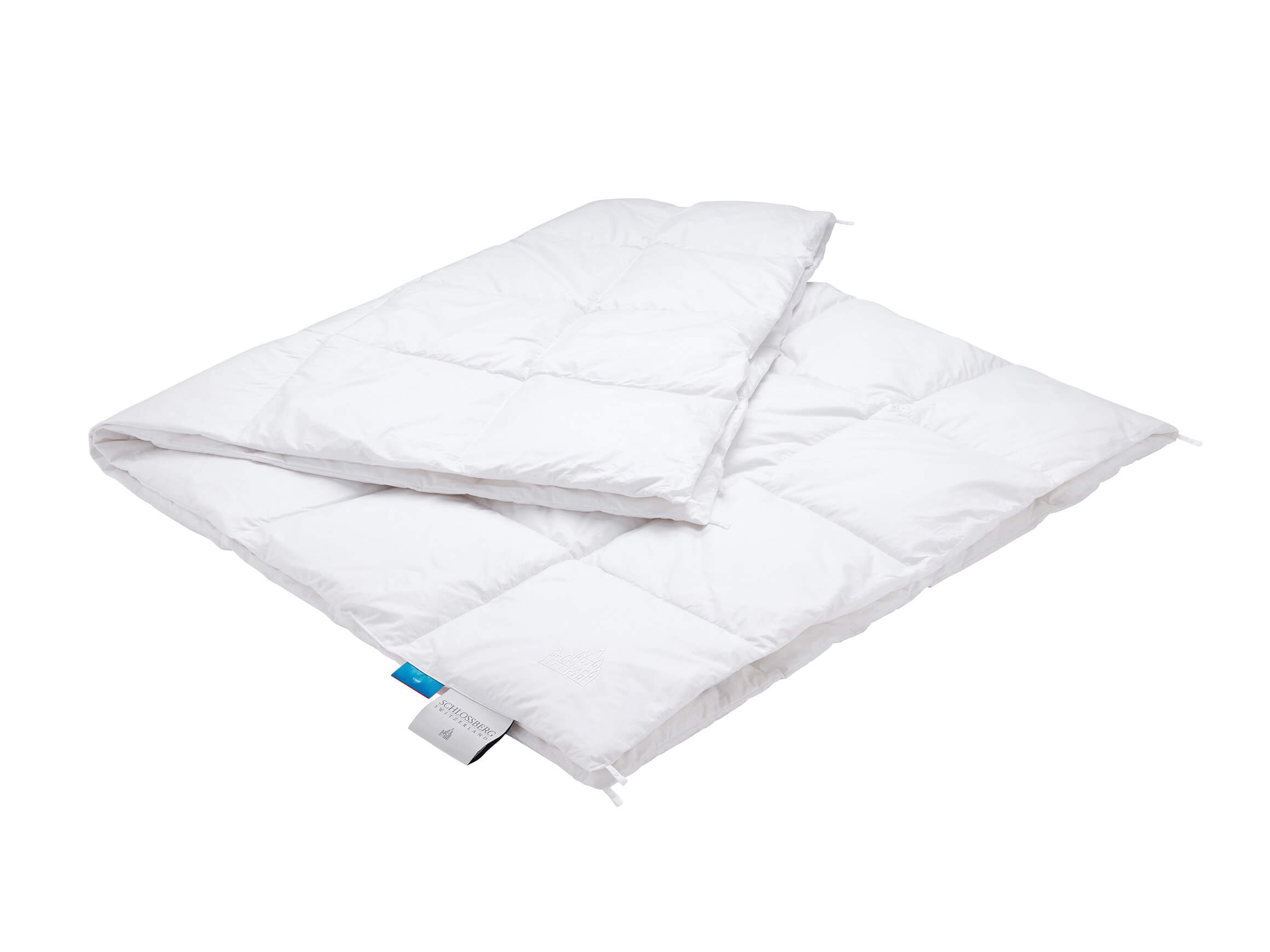 Ganzjahresduvet Lord Light Schlossberg Textil AG / Farbe: Weiss / Material: