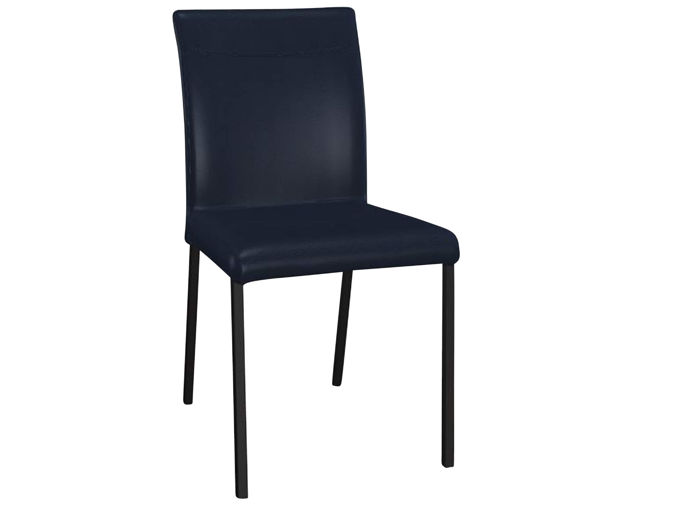 Stuhl Leicht Premium Trendstühle / Farbe: Kobalt / Material: Leder
