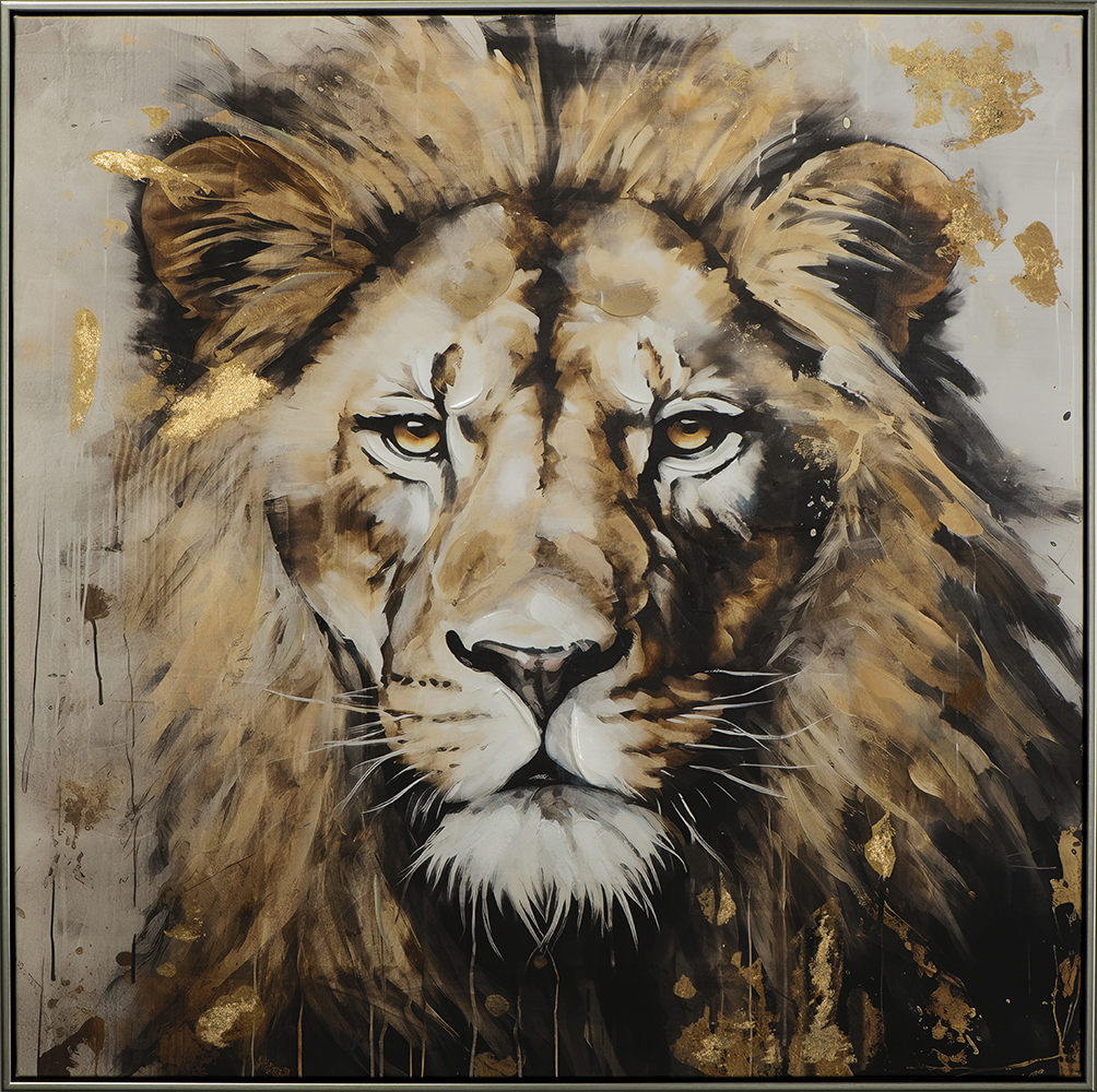 Gemälde-Powerful Lion King-image LAND
