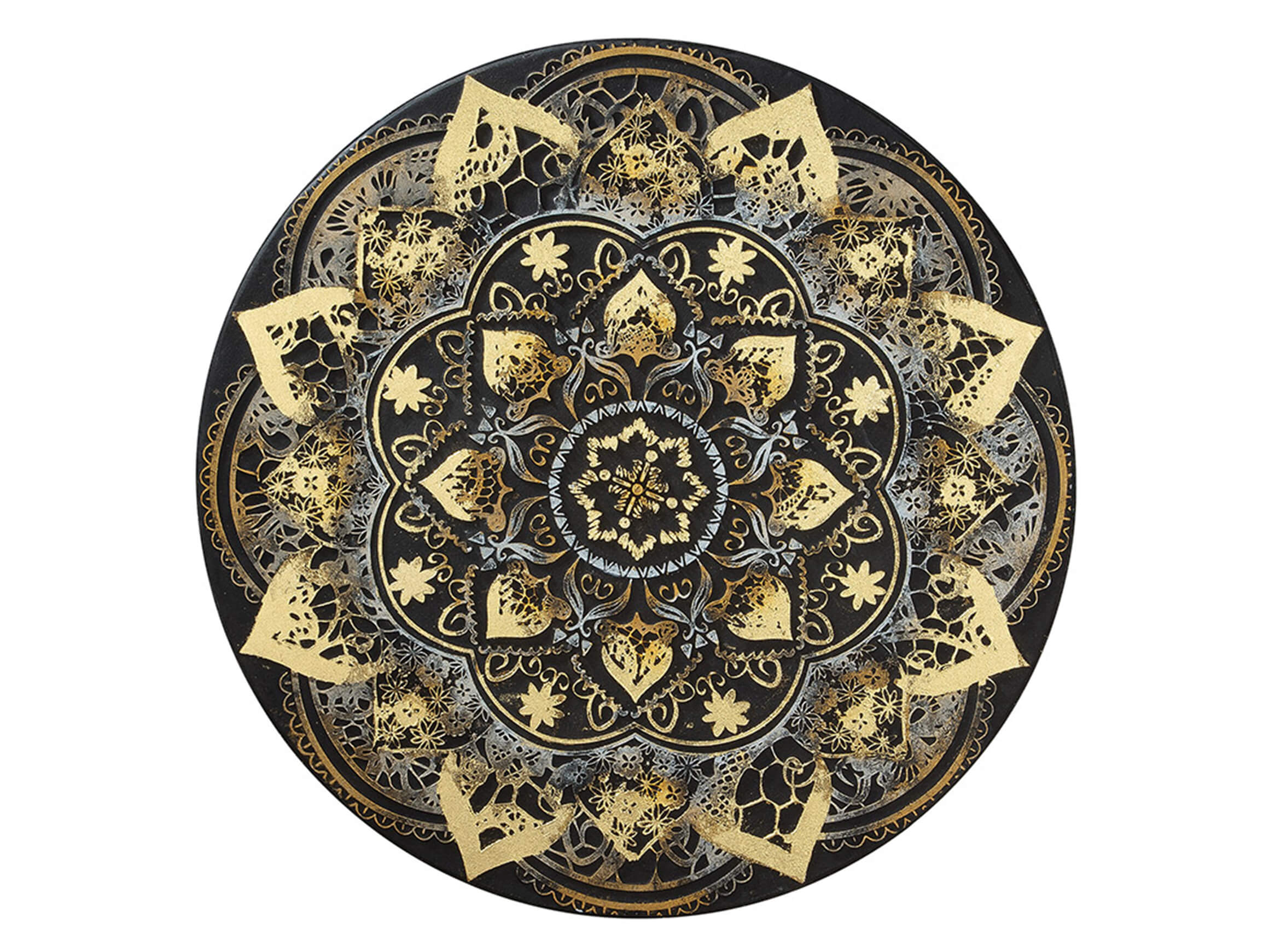 Bild Opulento Schwarz Gold T: 4 cm Gilde