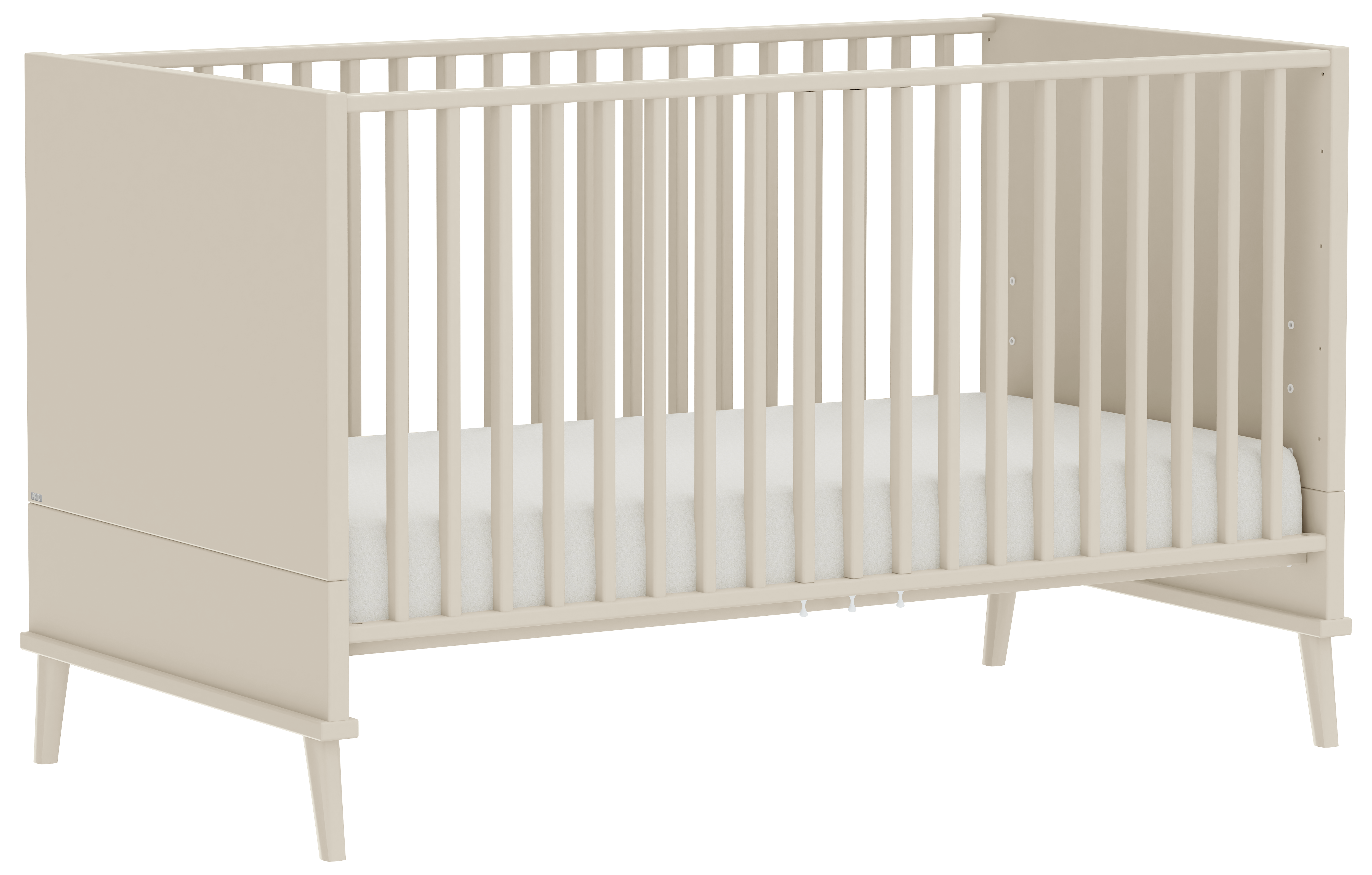 Babybett Eefje von Paidi / Farbe: Cashmere/groovy Oak / Grösse: 77 x 147 cm