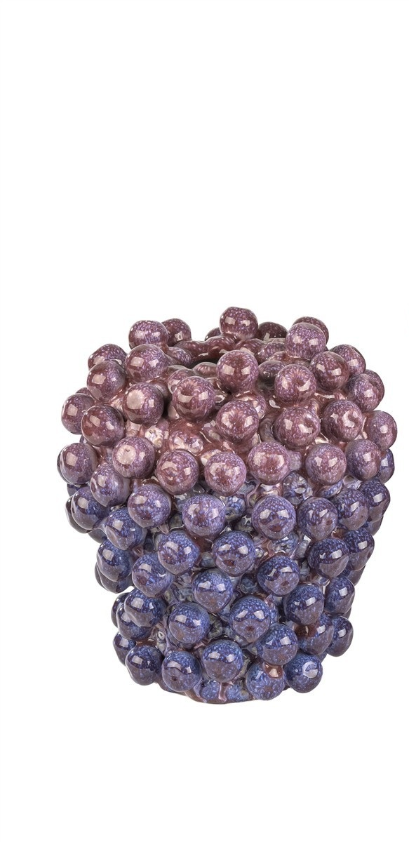 -Ceramic bowl with berries, 23x20 cm-