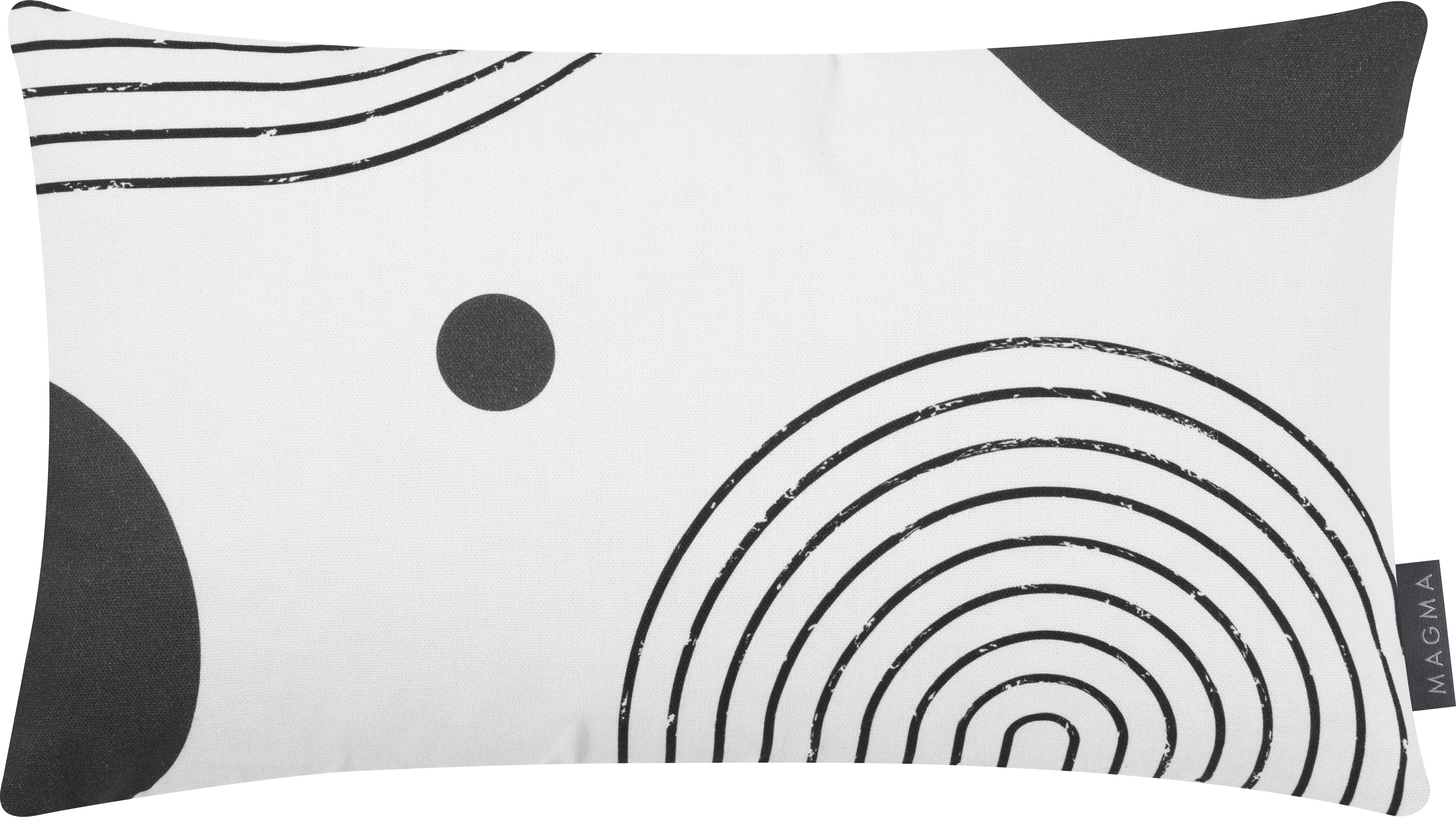 Kissenhülle Vince Anthrazit 30x50 cm Magma / Farbe: