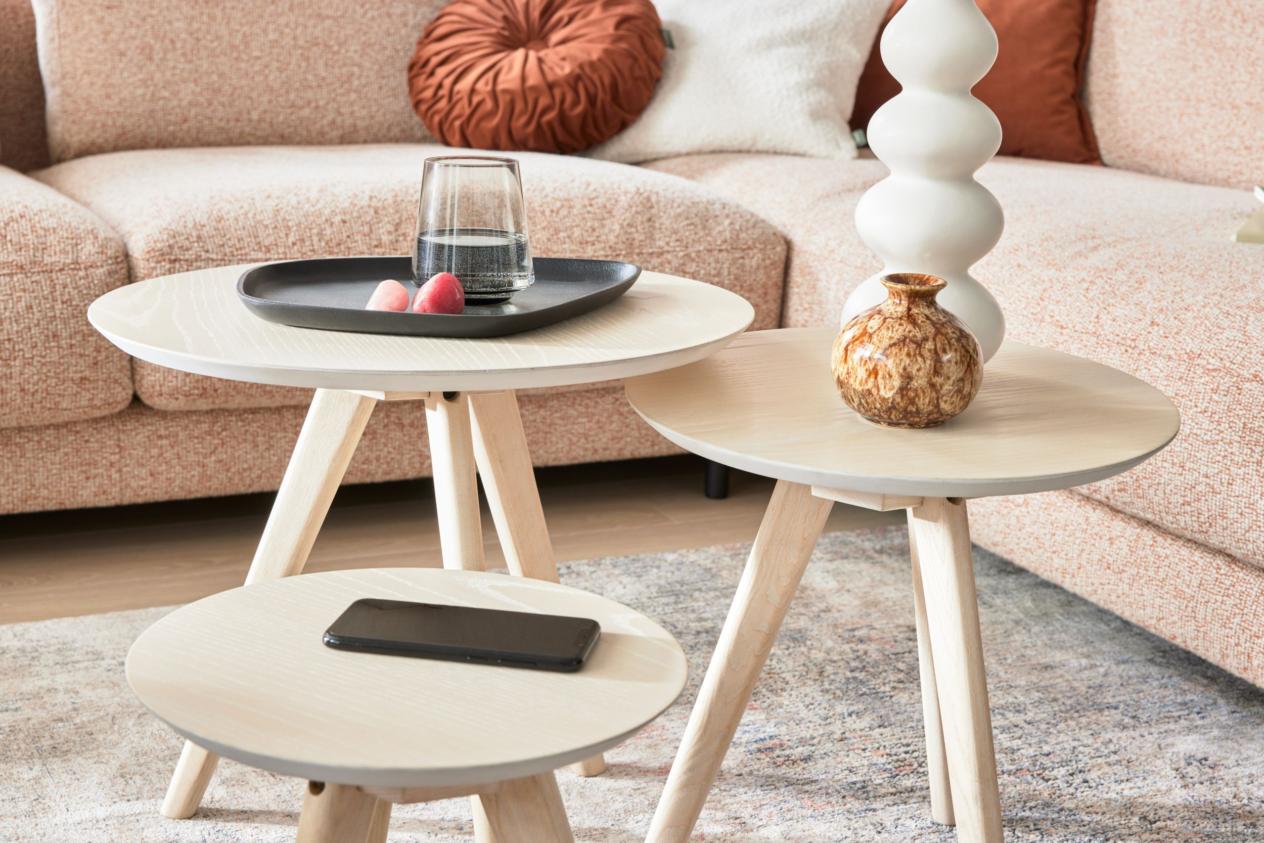 Coffee table set 1-3 Roomio No. 2000 Gutmann / Colour: