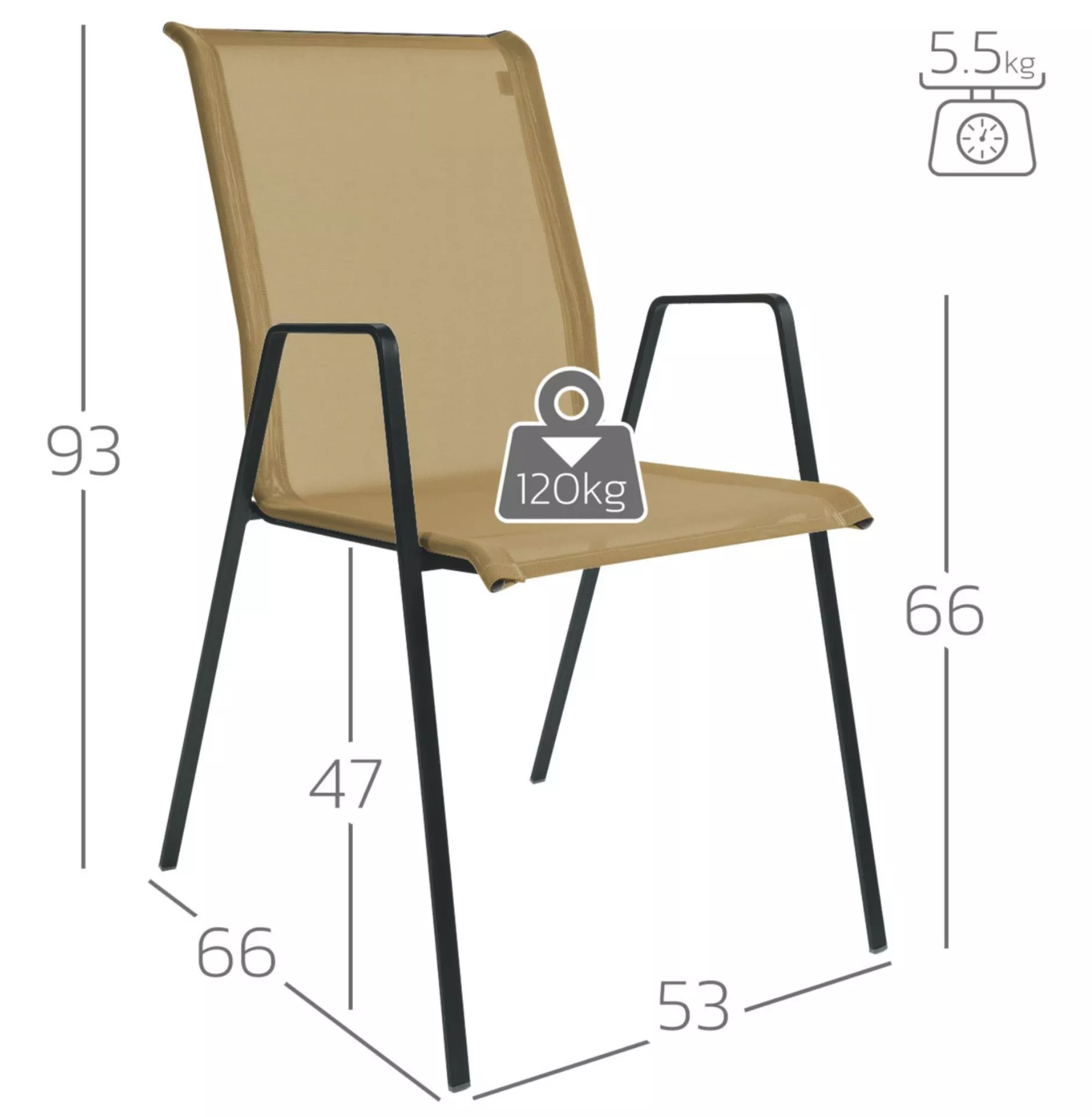Matten-Sessel Luzern Schaffner / Farbe: Braun
