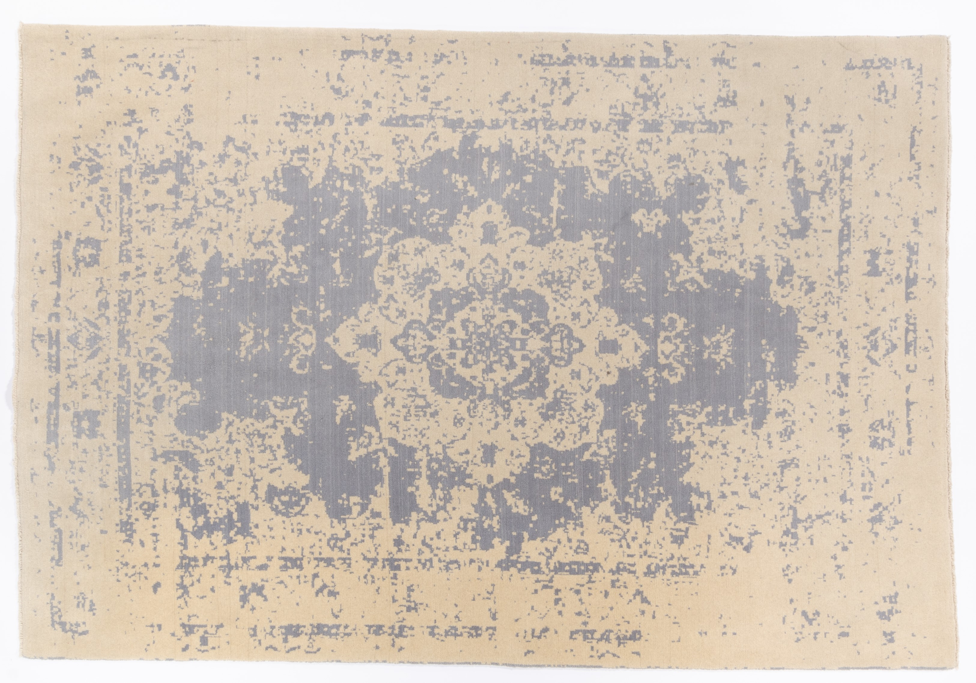 Moderner Teppich Vintage Moda Negra/ Farbe: Grau / Masse (BxT) :204x305 cm