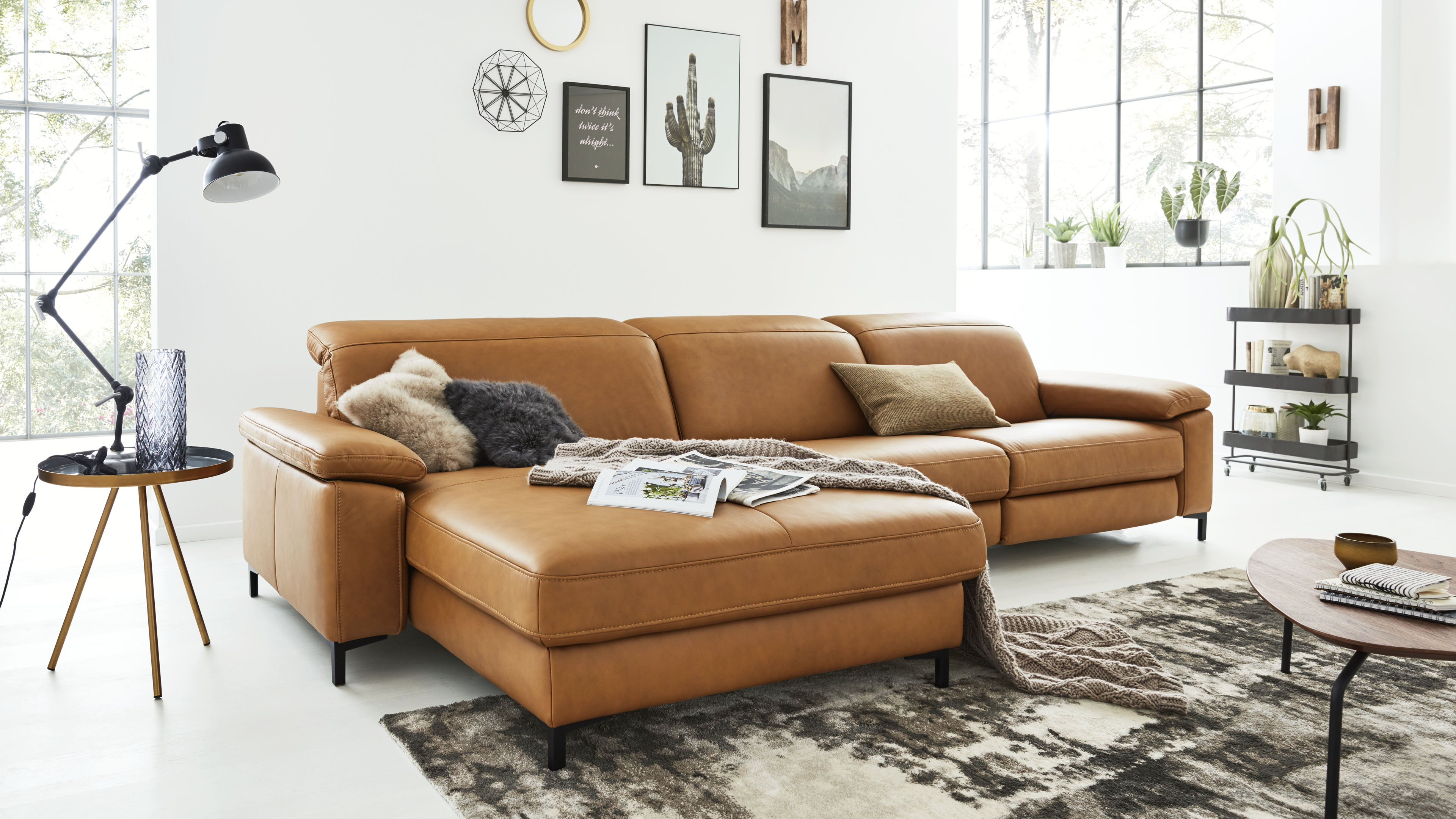 Ecksofa Kriens Polipol / Masse (BxT): 347,00 x 176,00