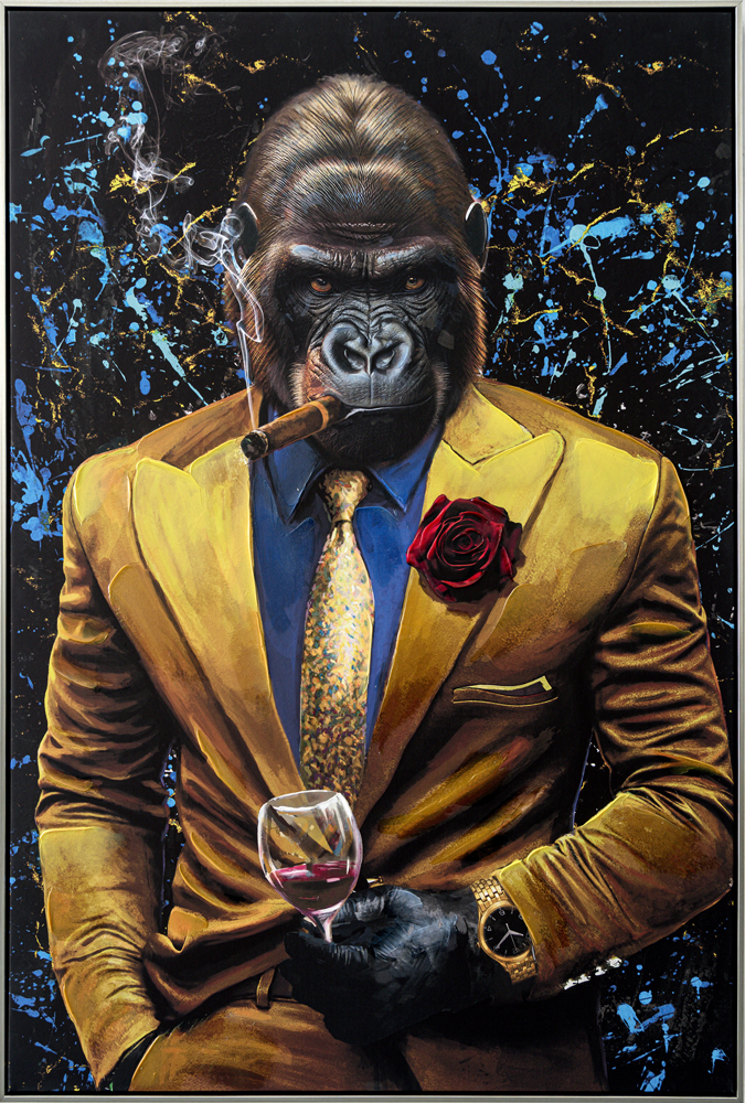 Gemälde-Gorilla Gentleman-image LAND