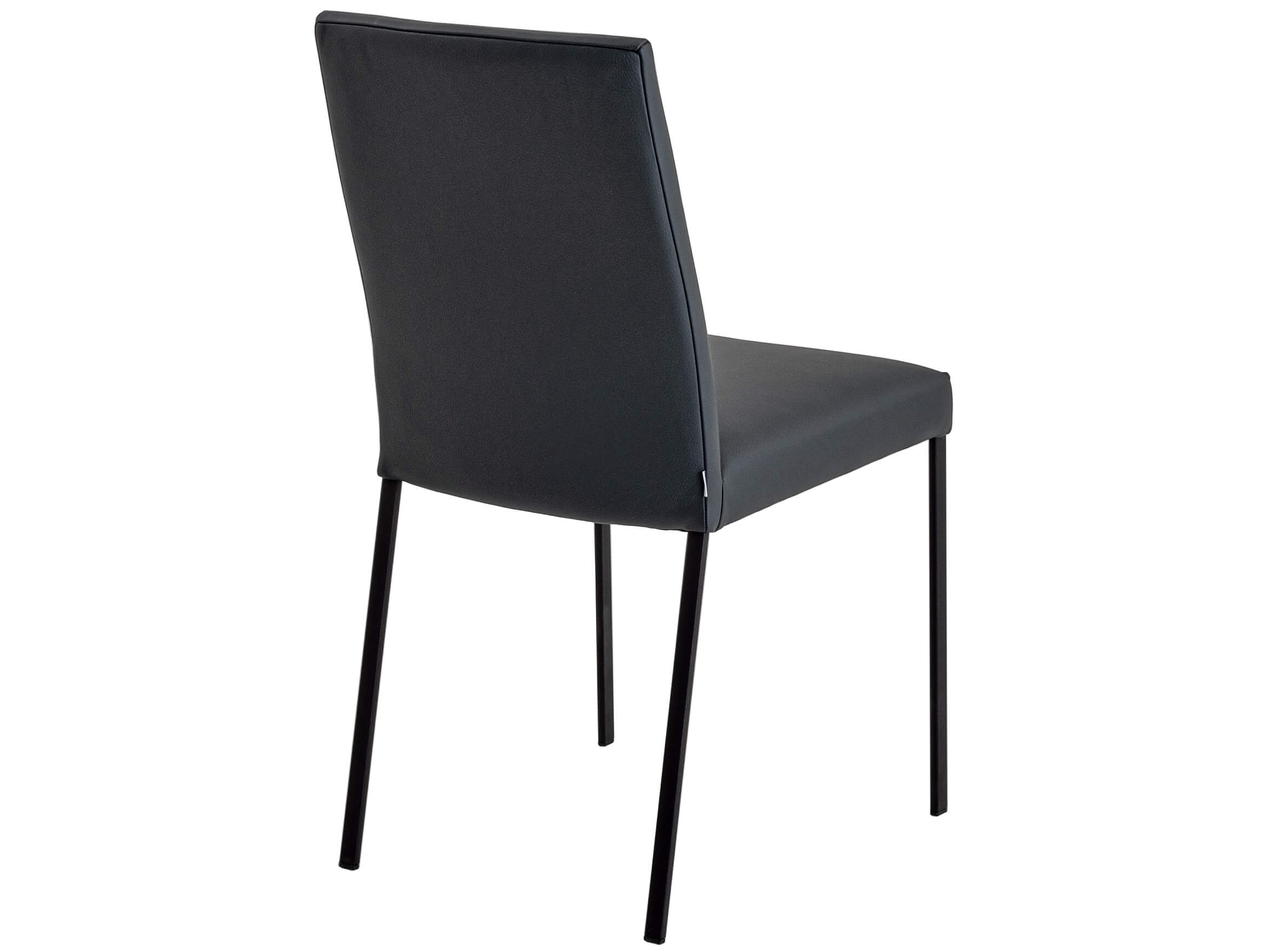 Stuhl Ambient Willisau / Farbe: Anthrazit / Bezugsmaterial: Leder